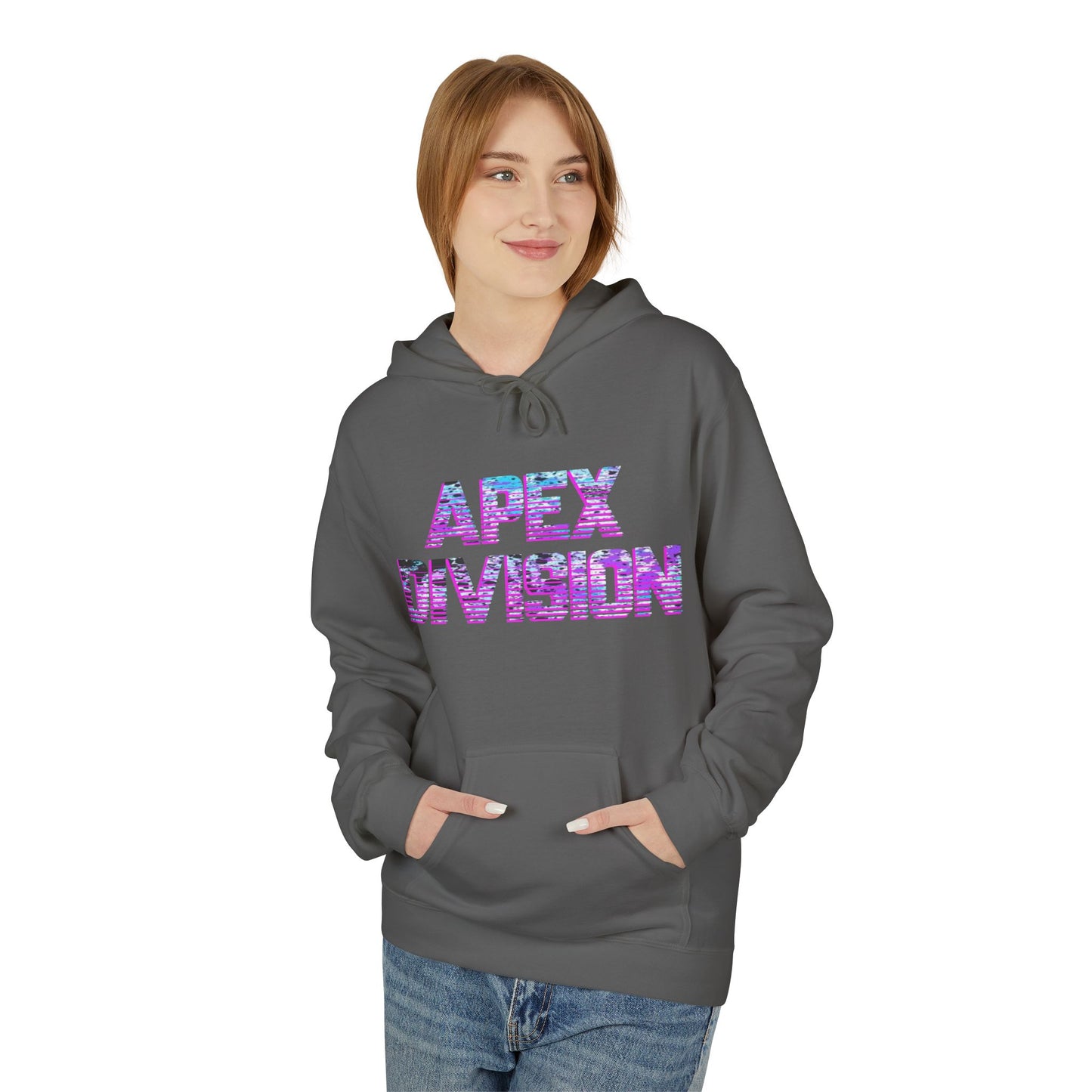 Apex Division Hoodie — Vaporwave Graffiti Streetwear Pullover