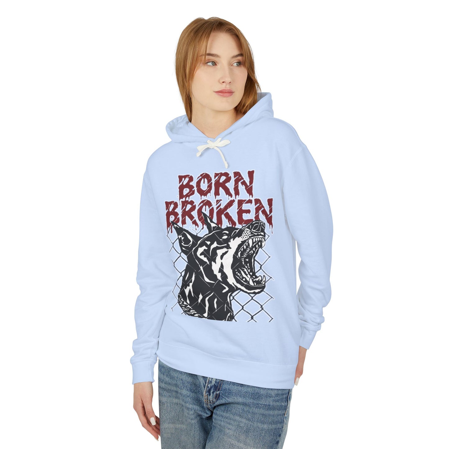 BORN BROKEN — GUARD DOG HOODIE