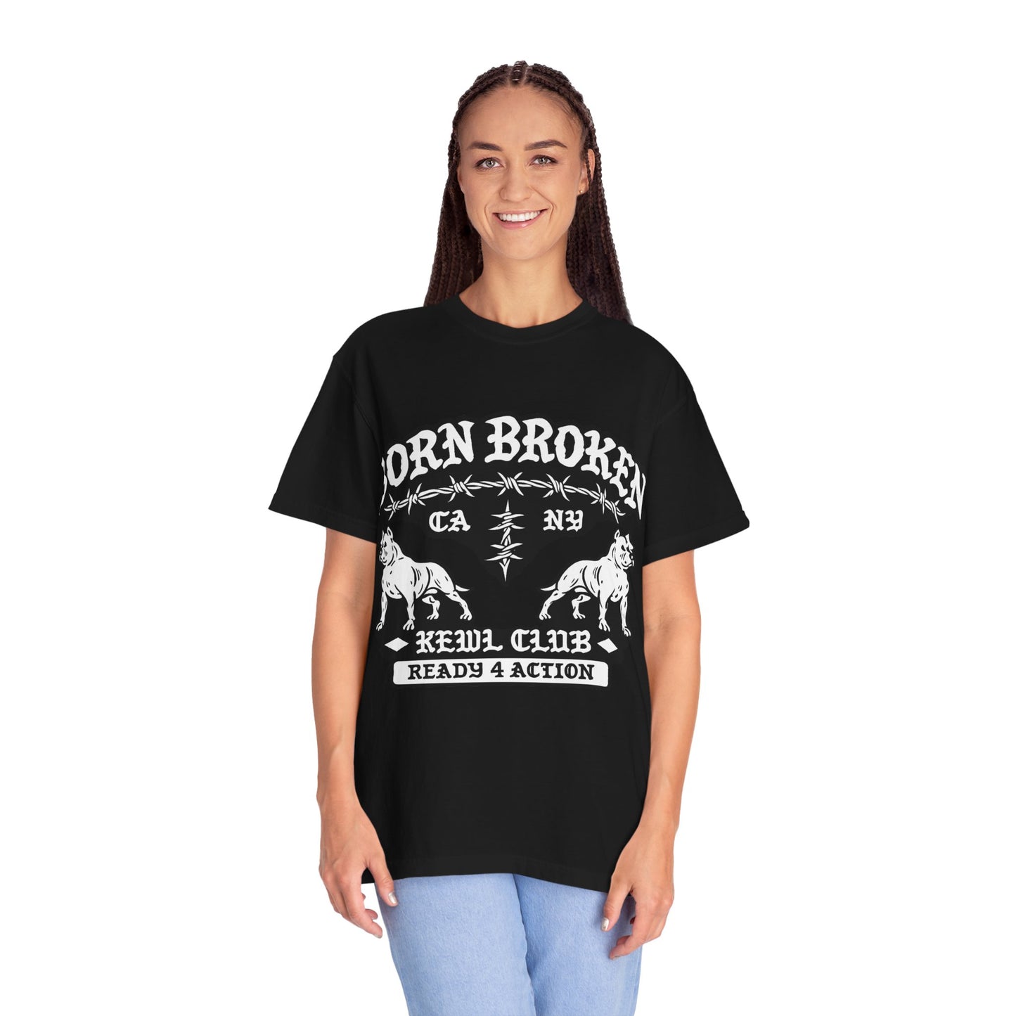 Born Broke Devil Club T-Shirt — "Ready 4 Action" Graphic Tee