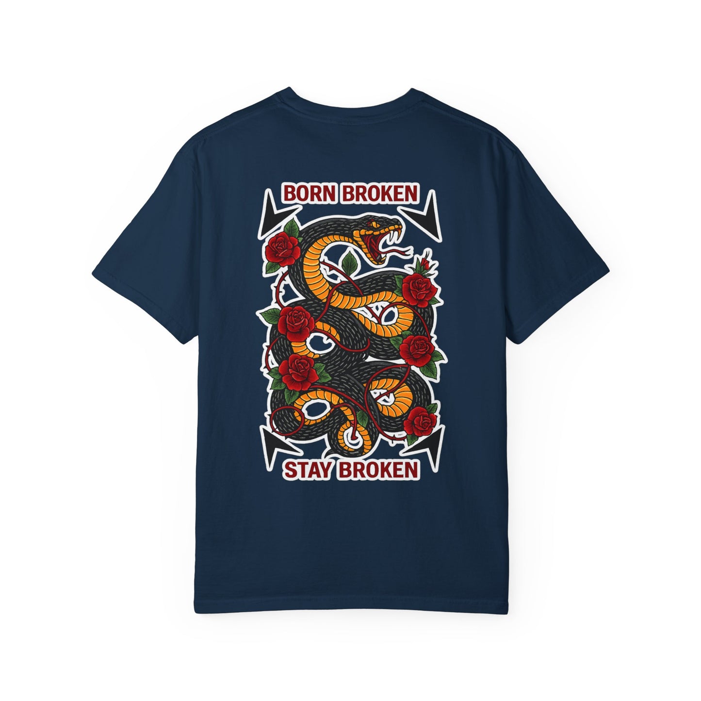 BORN BROKEN — SNAKE TEE