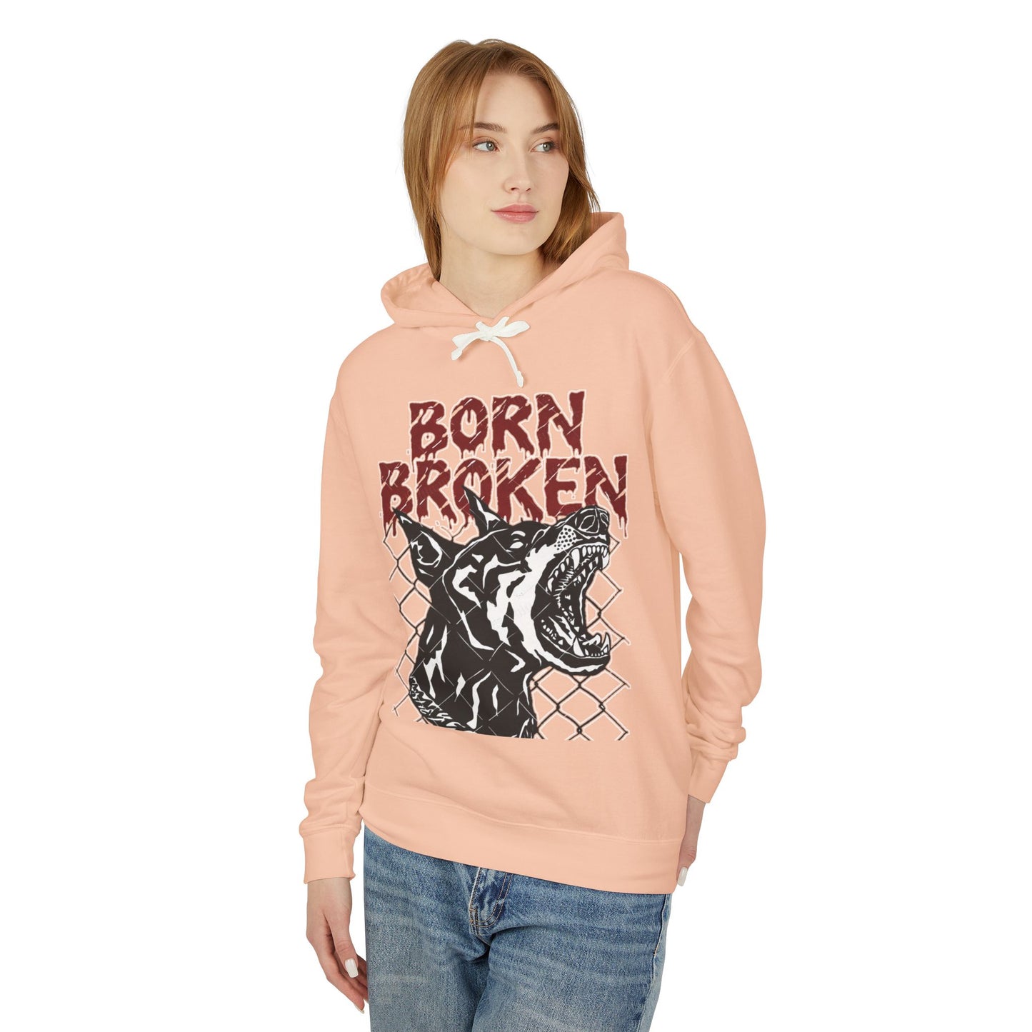 BORN BROKEN — GUARD DOG HOODIE