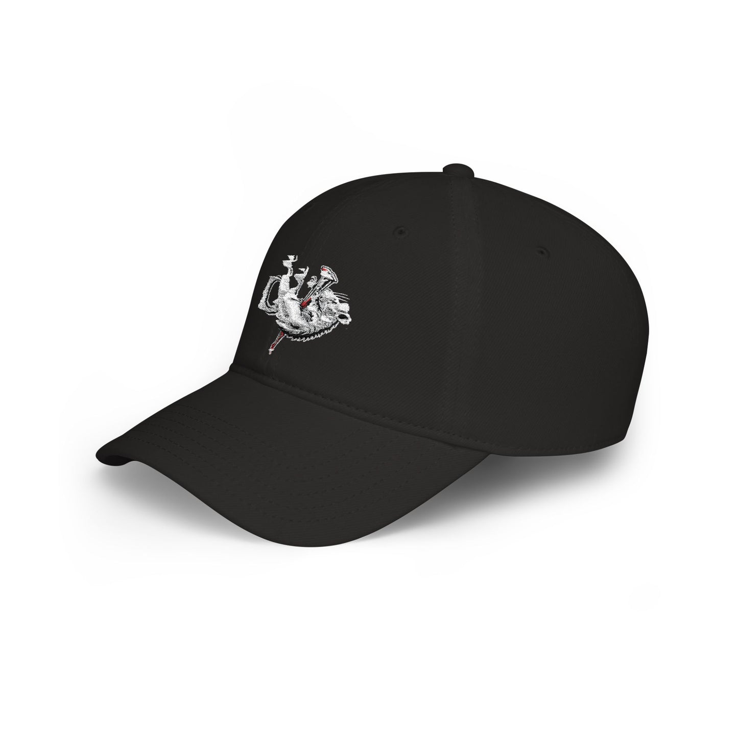 Lizard Embroidered Low Profile Baseball Cap