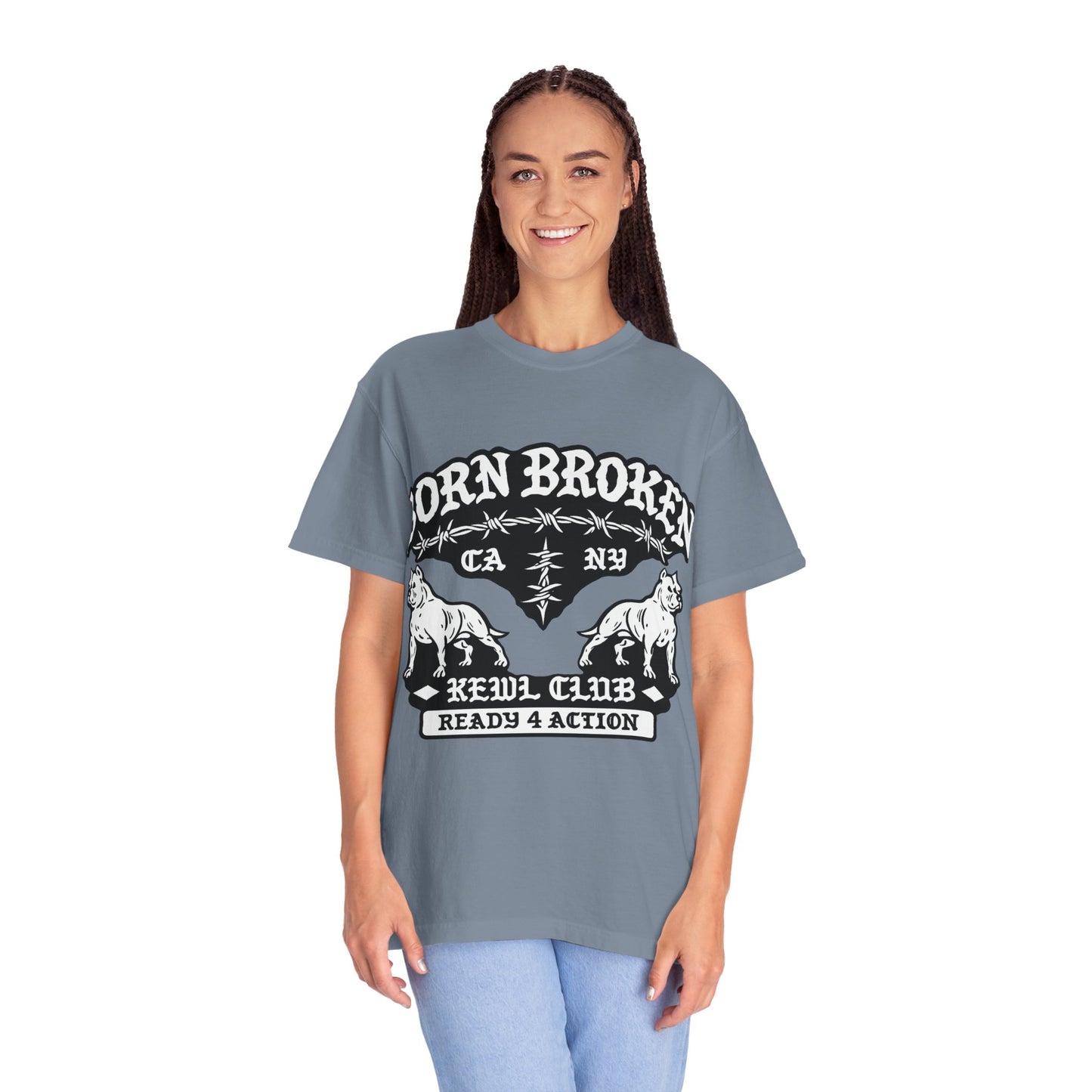 Born Broke Devil Club T-Shirt — "Ready 4 Action" Graphic Tee
