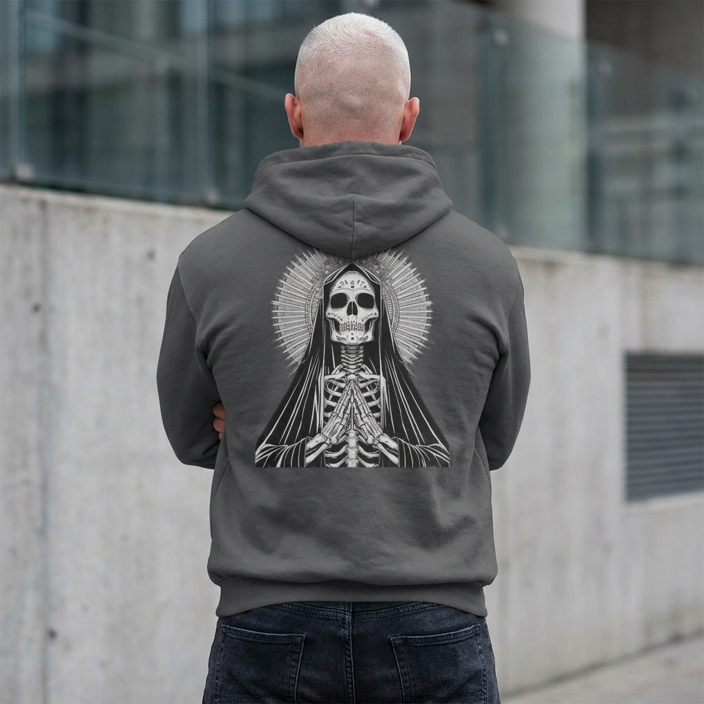 BORN BROKEN — NO FEAR OF DEATH HOODIE