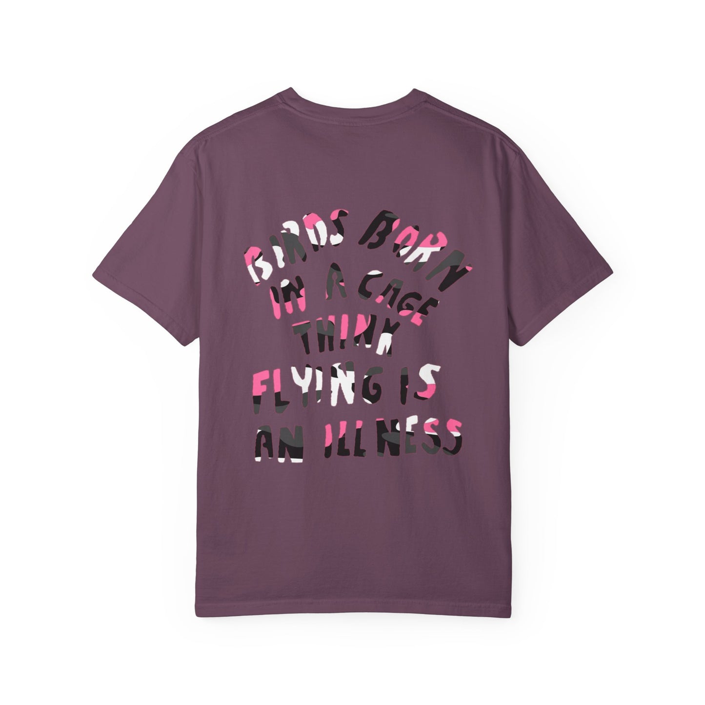 BORN BROKEN — DISTRESSED LOGO TEE