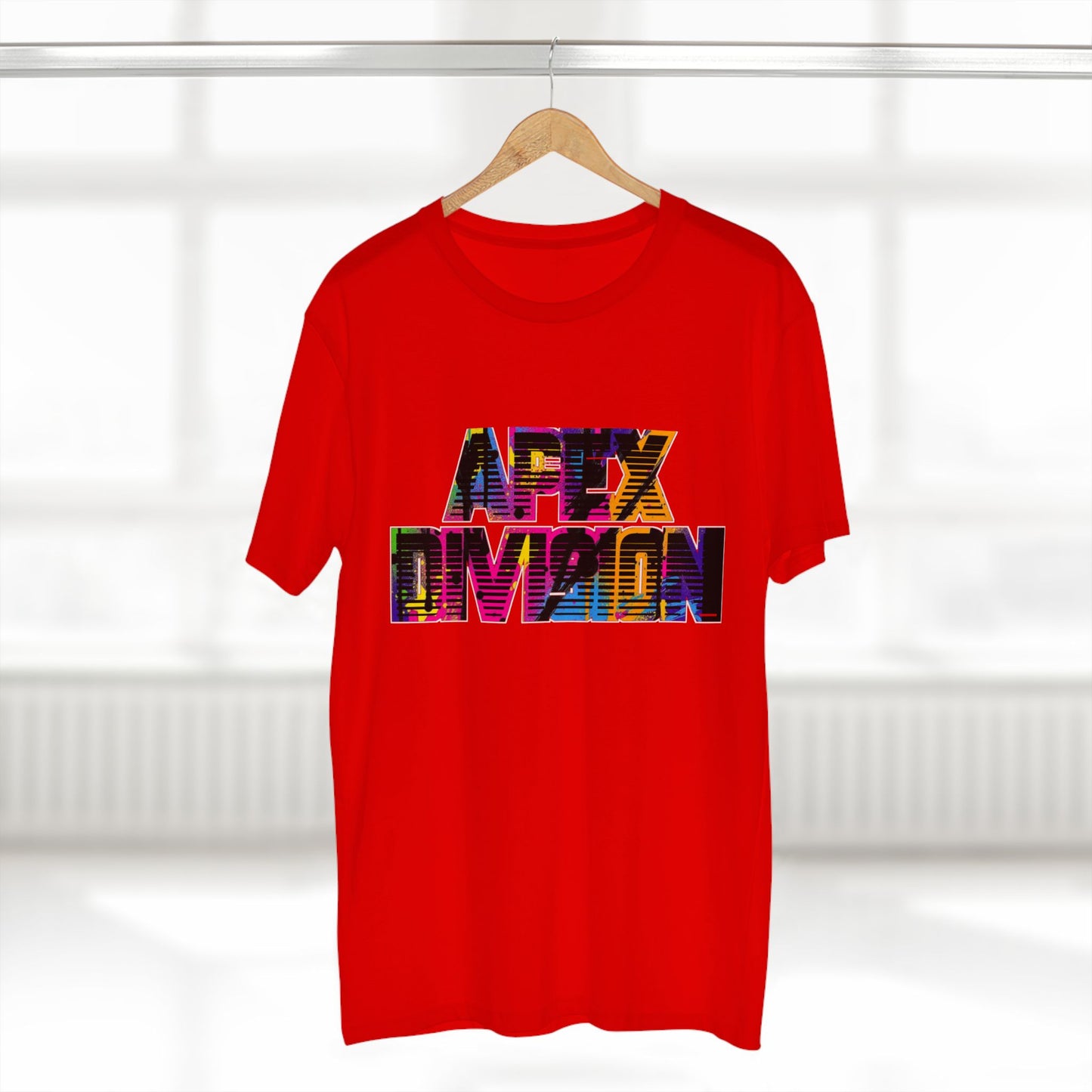 Apex Division Graphic Tee — Bold Neon Glitch 'Be Ruthless' Streetwear T-Shirt