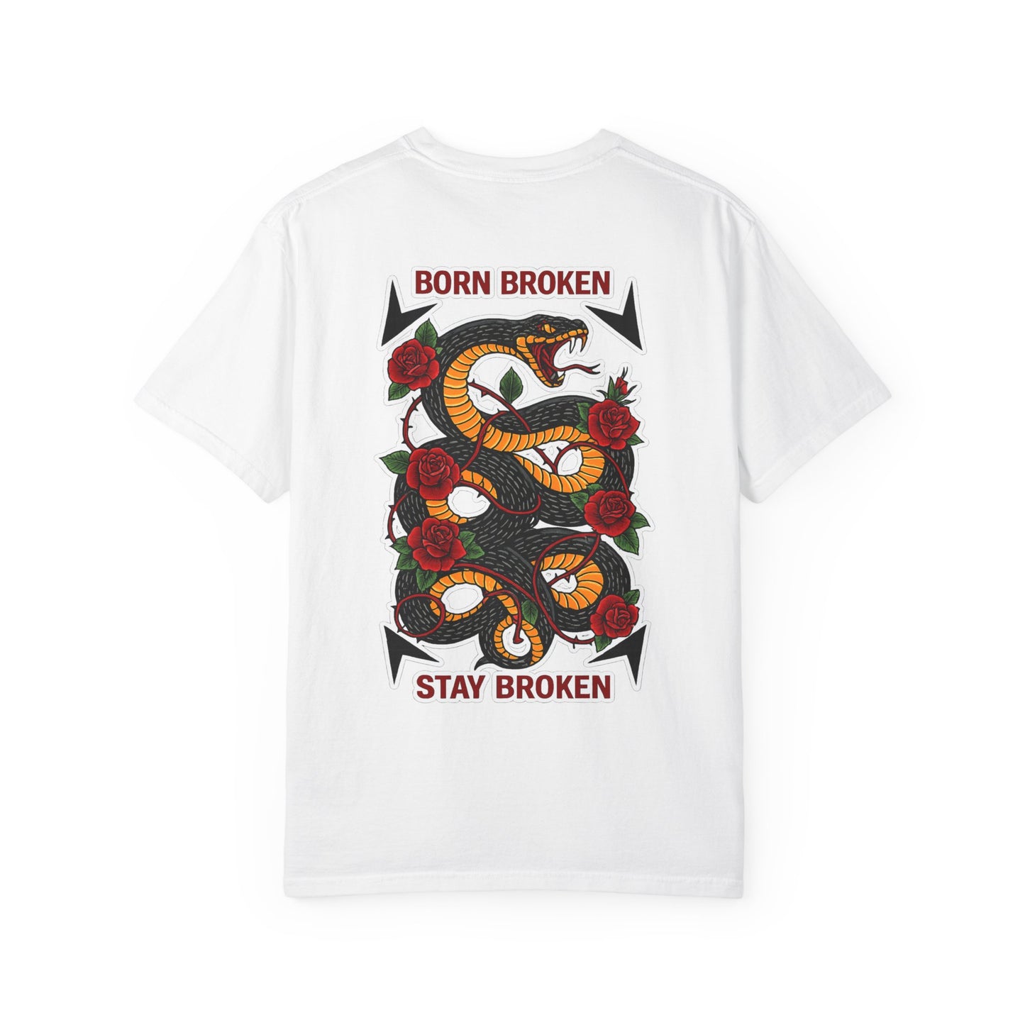 BORN BROKEN — SNAKE TEE