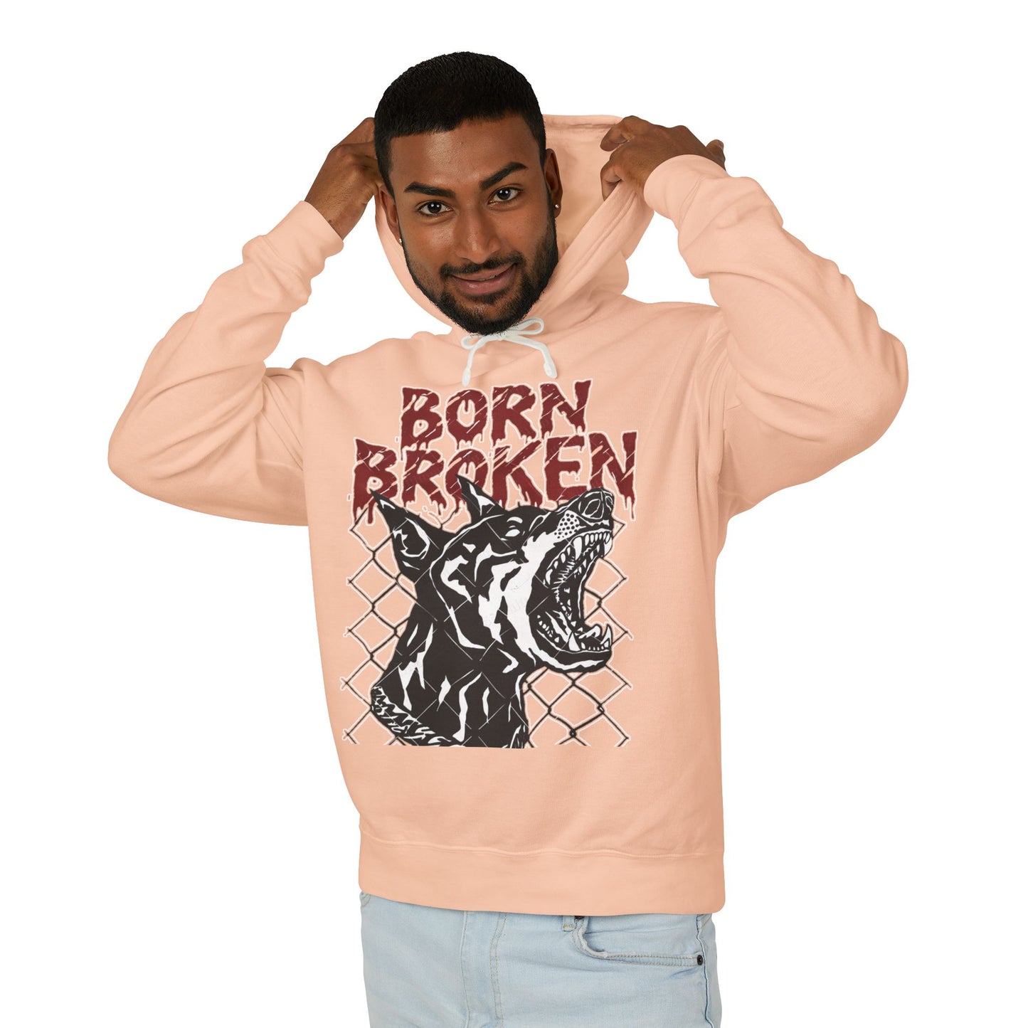 BORN BROKEN — GUARD DOG HOODIE
