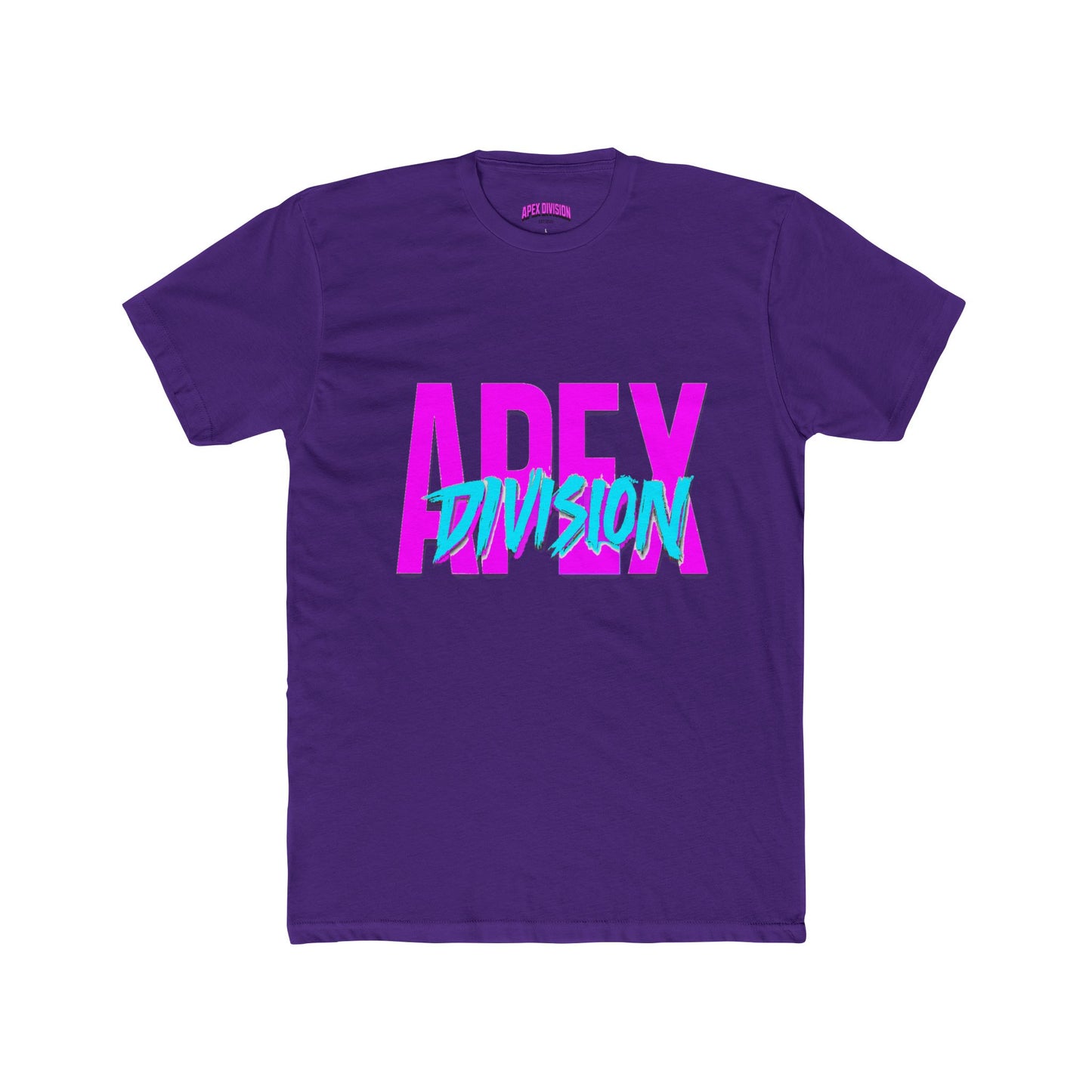 Apex Division Graphic Tee — Retro Neon Logo T‑Shirt