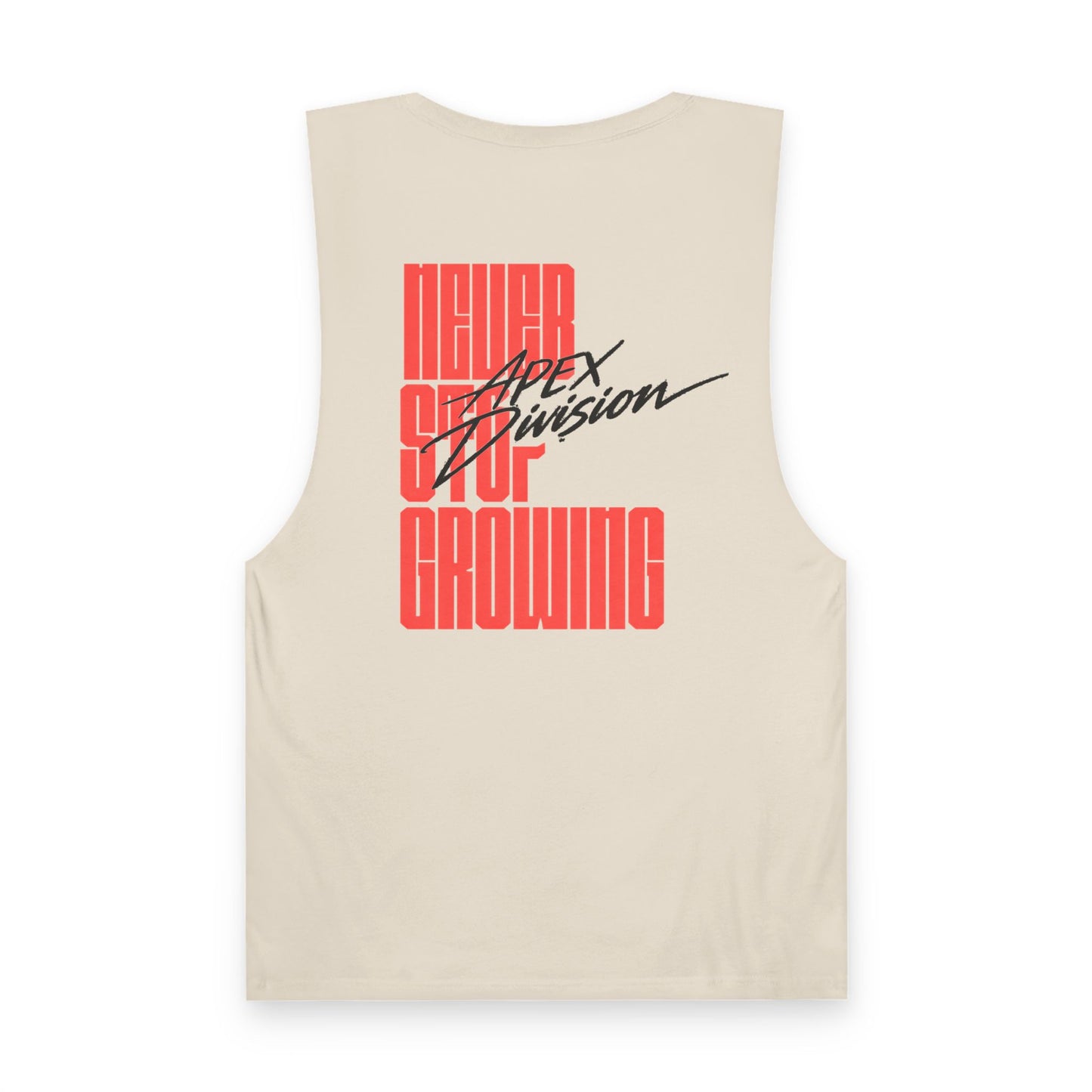 All or Nothing Reputation Tank Top — Apex Division Graphic Muscle Tank