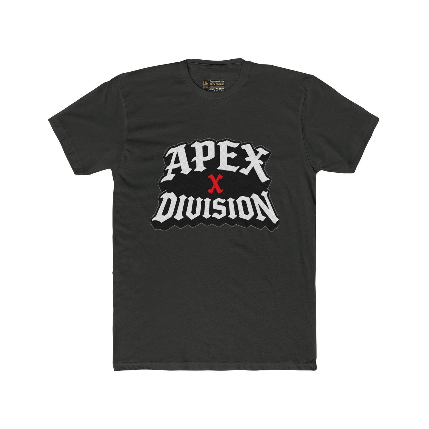 Apex Division Crew Tee — 'Never Stop Growing' Graphic T-Shirt