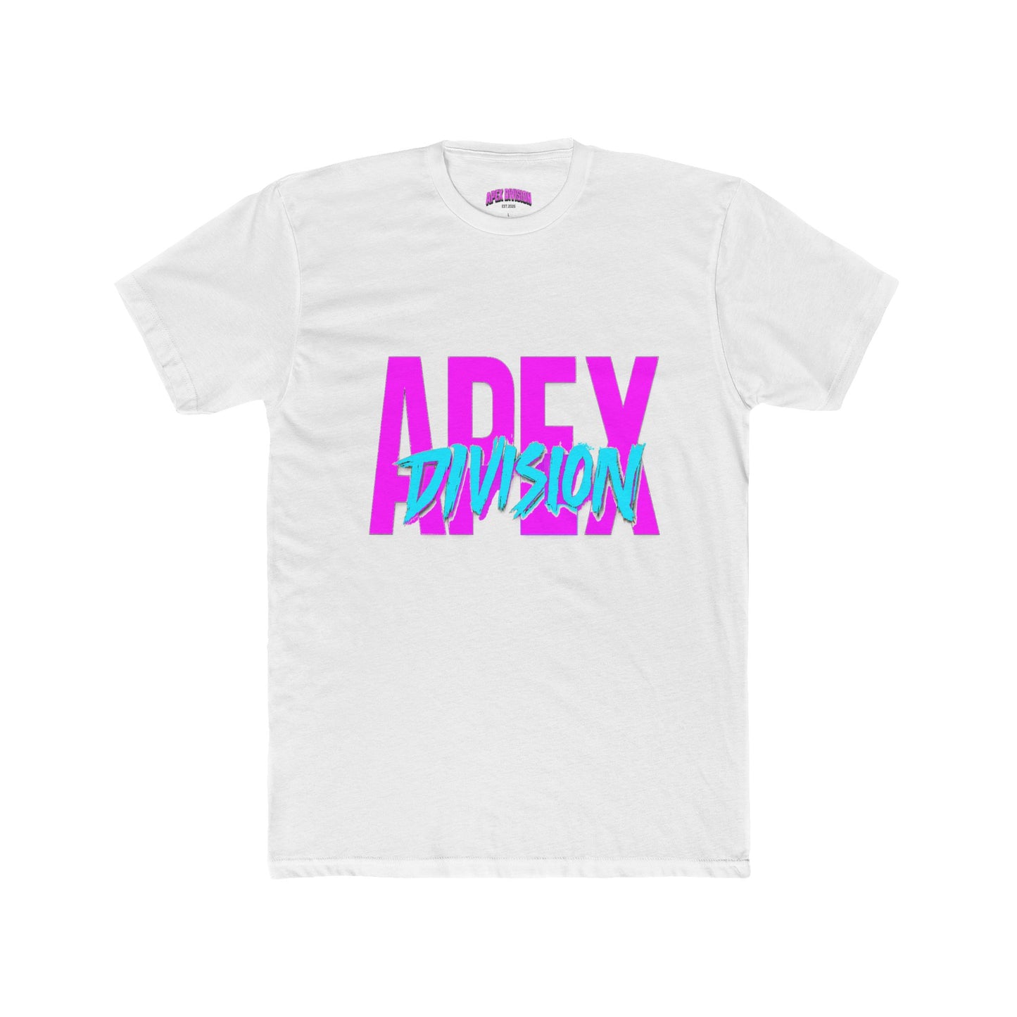 Apex Division Graphic Tee — Retro Neon Logo T‑Shirt