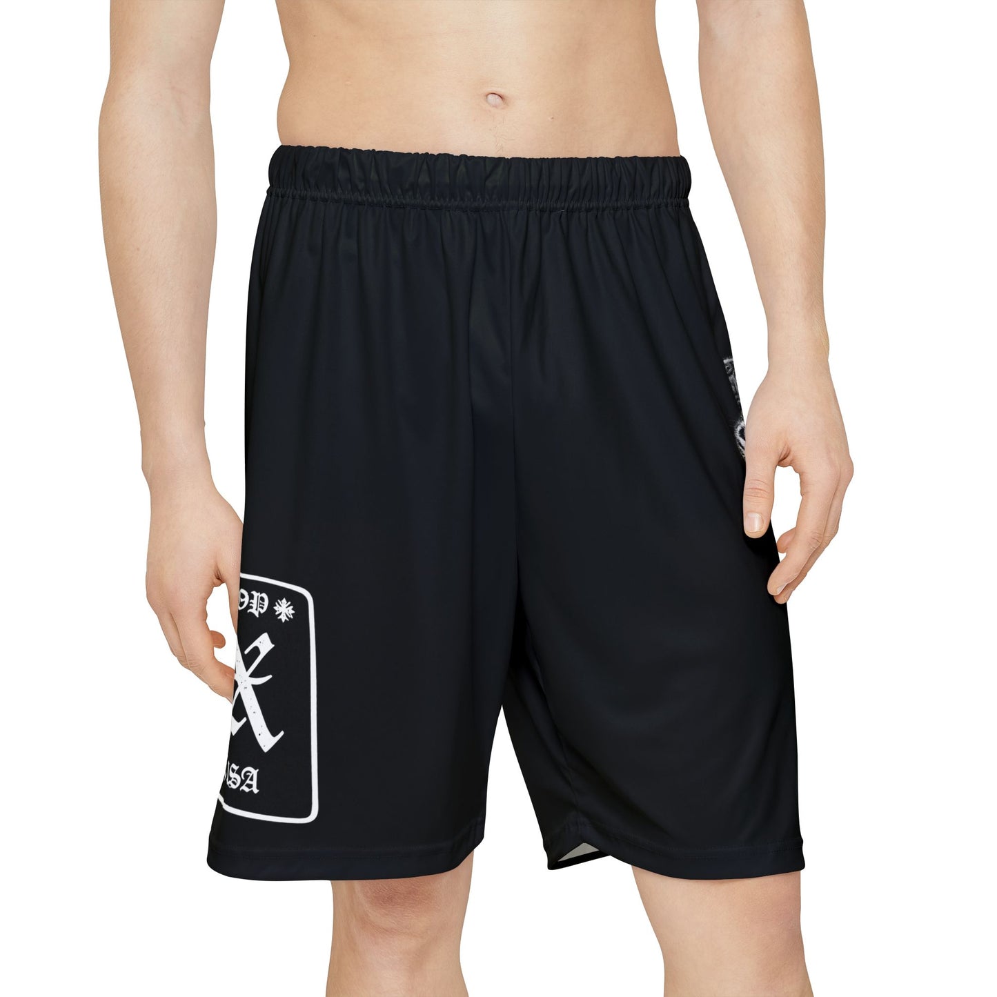 Apex Division Black Tiger Men’s Sports Shorts — Athletic Training & MMA Gym Shorts