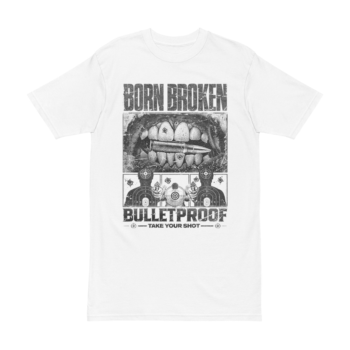 BORN BROKEN — BULLETPROOF TEE