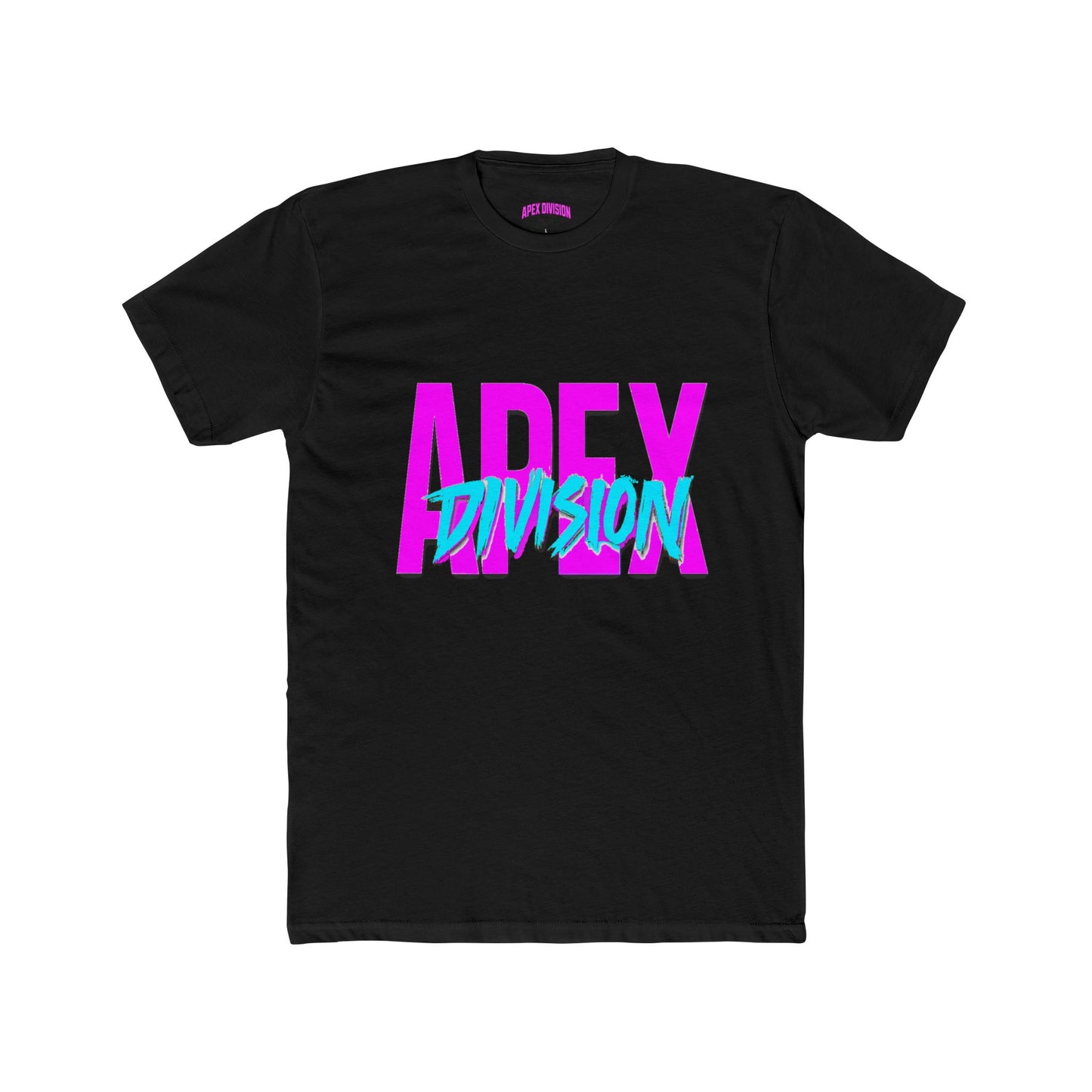 Apex Division Graphic Tee — Retro Neon Logo T‑Shirt