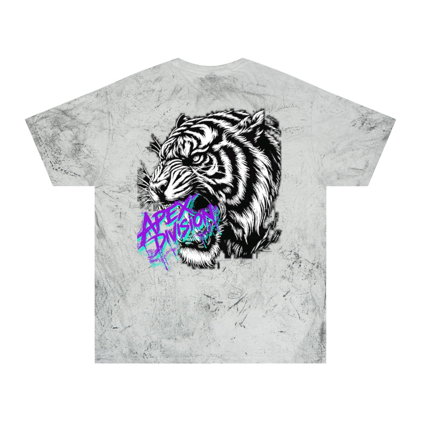 Tiger Graphic Tee — 'Apex Division' Color Blast Streetwear T-Shirt