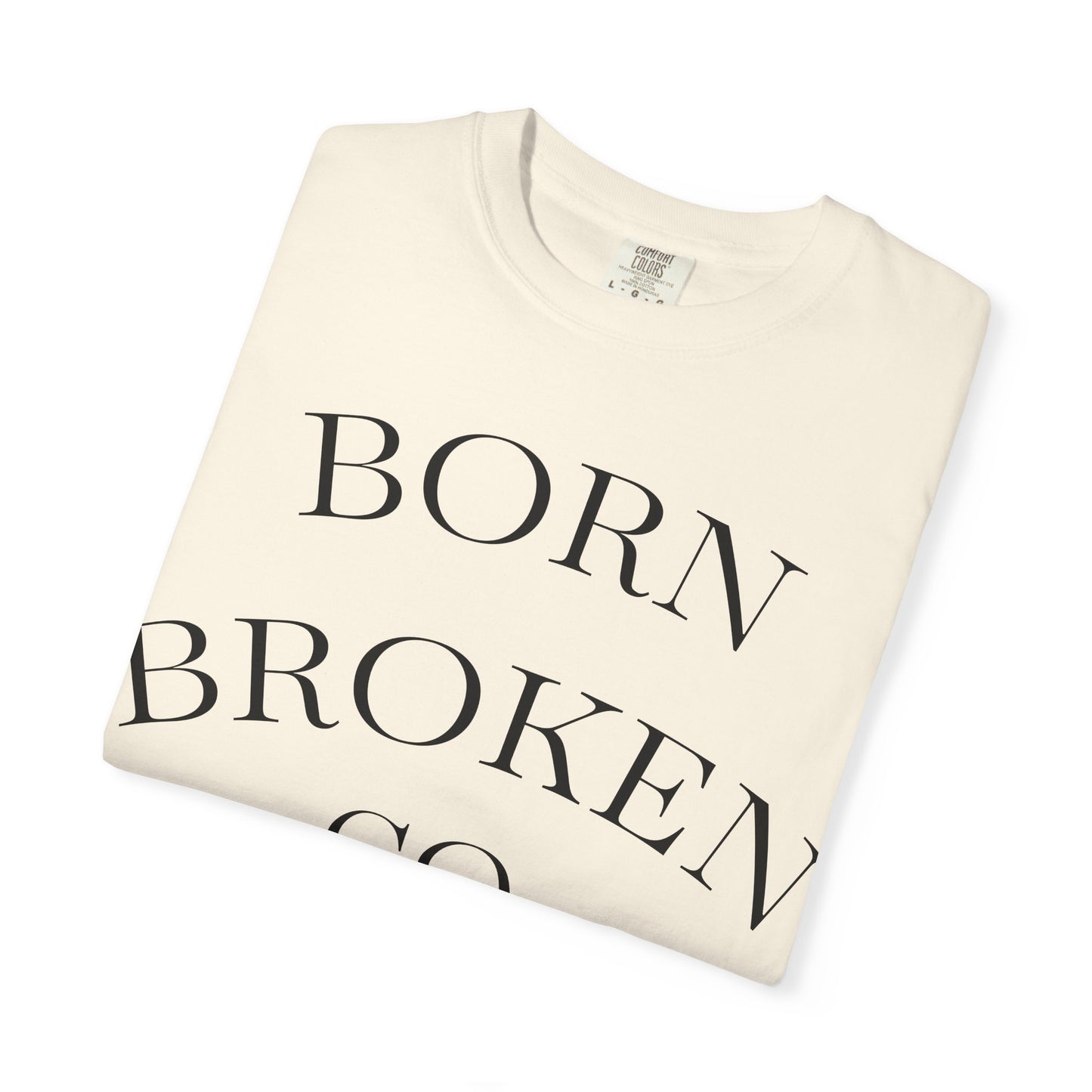 Born Broken Co. Graphic T-Shirt — 'Fight Abuse, Not Dogs' Statement Tee