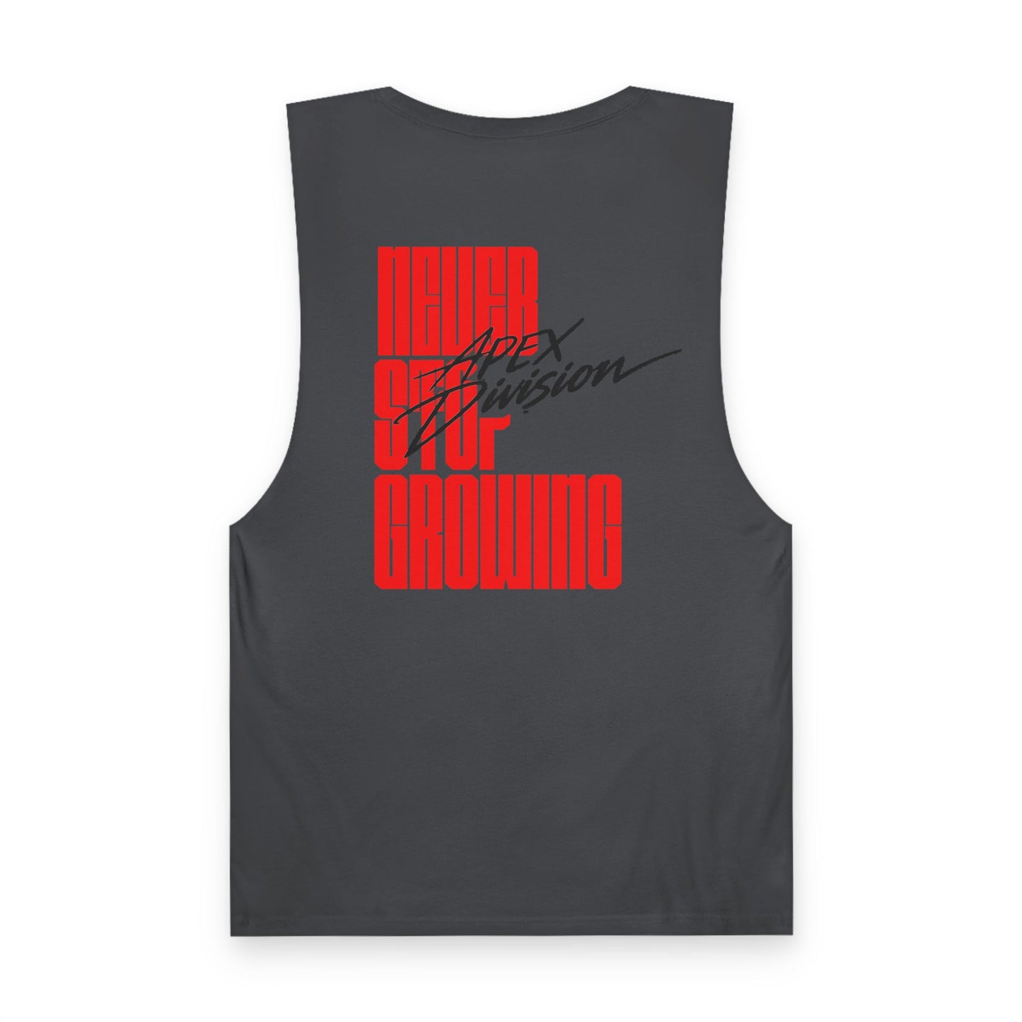 All or Nothing Reputation Tank Top — Apex Division Graphic Muscle Tank