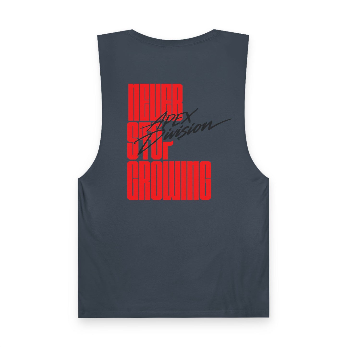 All or Nothing Reputation Tank Top — Apex Division Graphic Muscle Tank