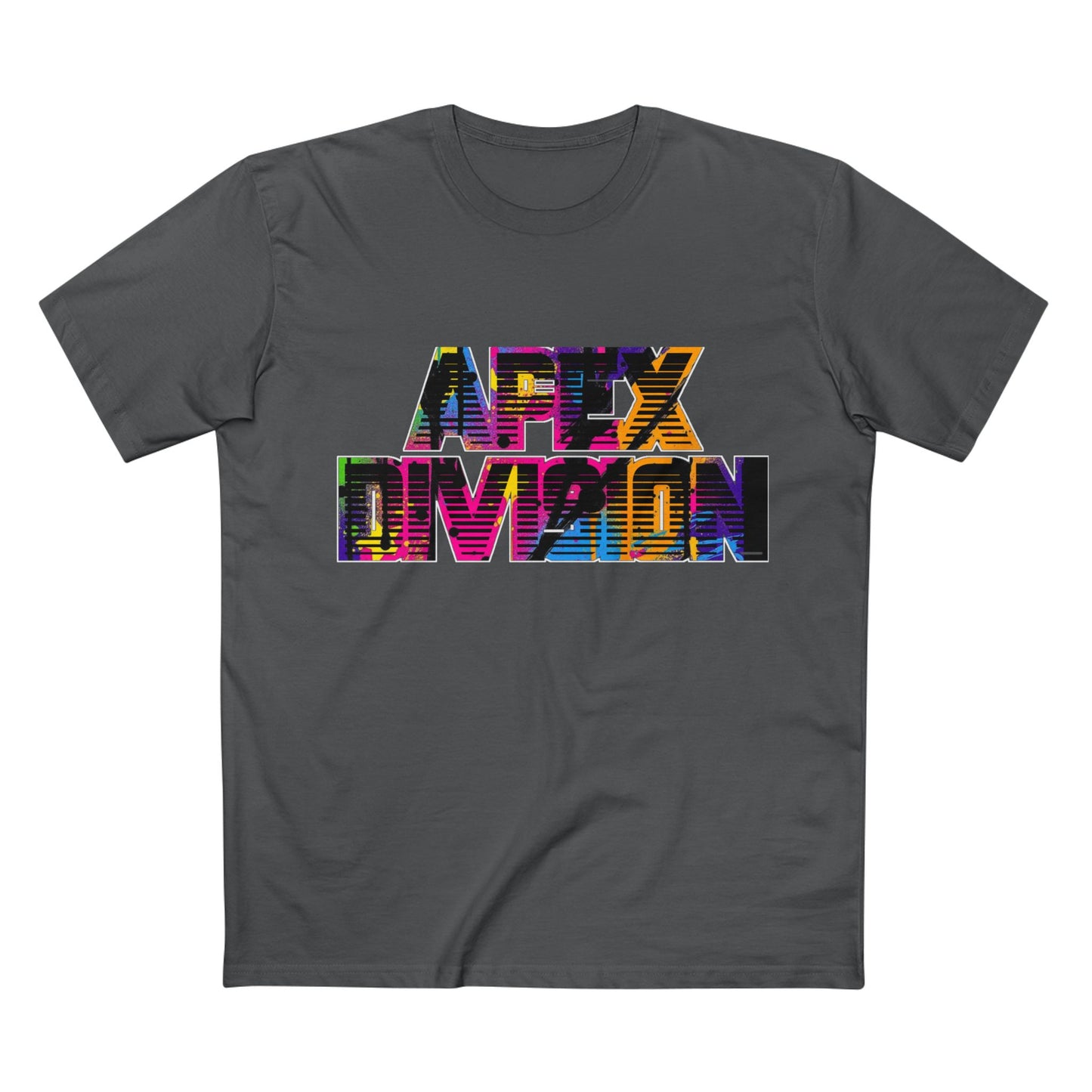 Apex Division Graphic Tee — Bold Neon Glitch 'Be Ruthless' Streetwear T-Shirt