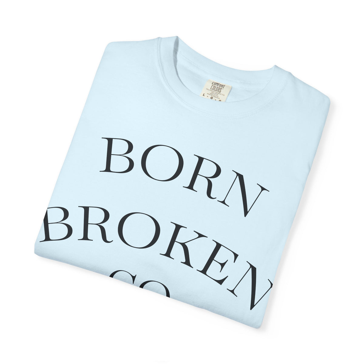 Born Broken Co. Graphic T-Shirt — 'Fight Abuse, Not Dogs' Statement Tee
