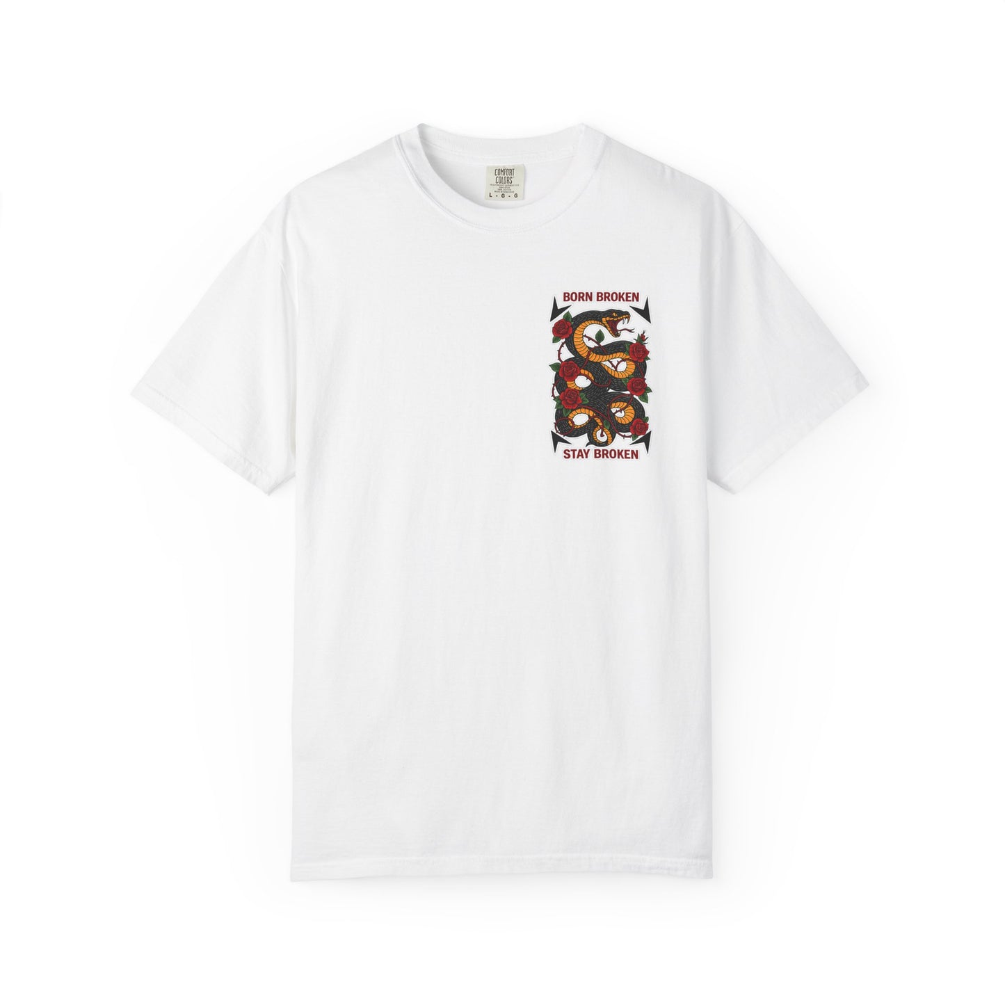 BORN BROKEN — SNAKE TEE
