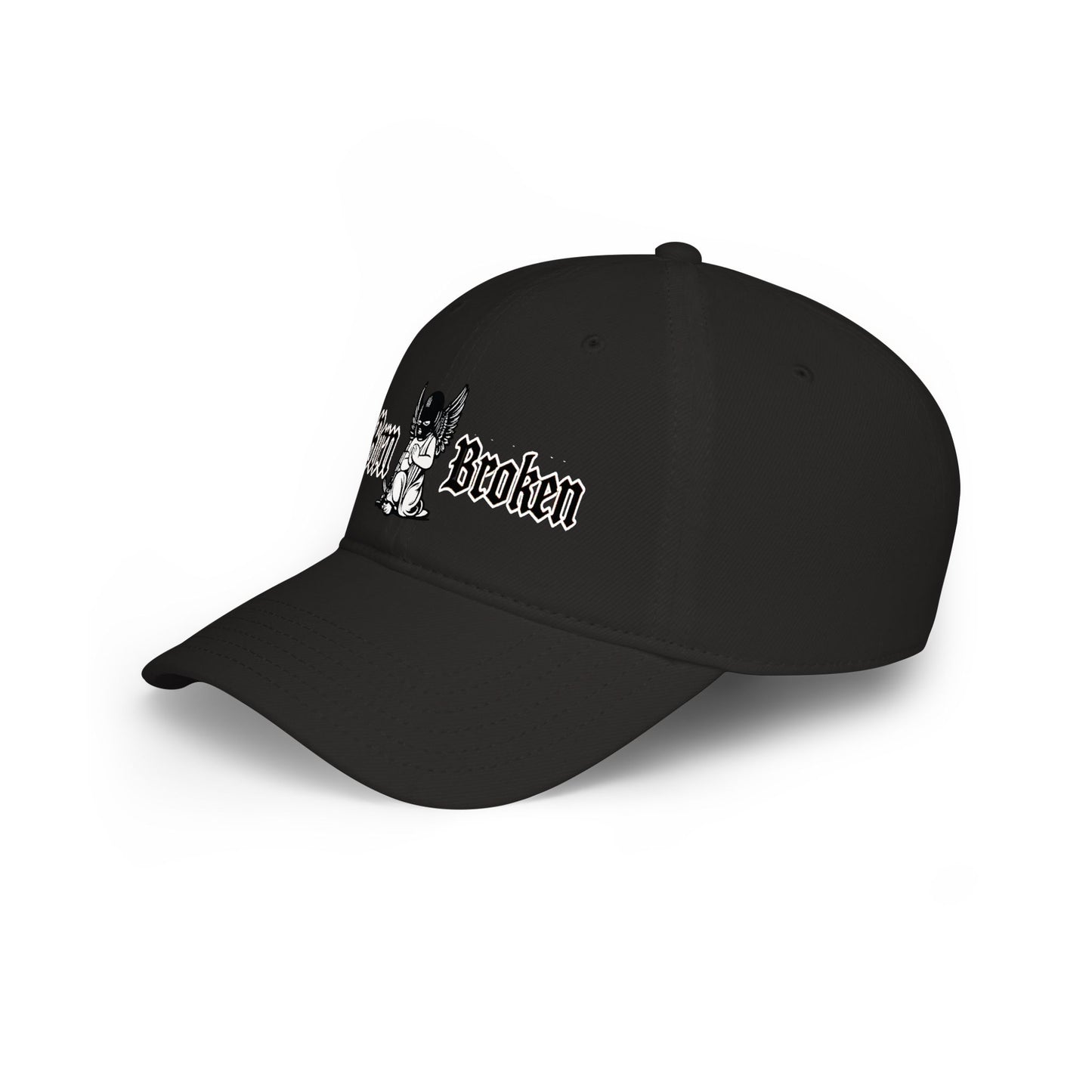 Born Broken Baseball Cap – Gothic Angel Low Profile Hat