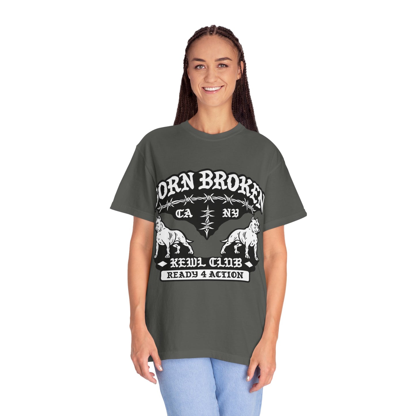 Born Broke Devil Club T-Shirt — "Ready 4 Action" Graphic Tee