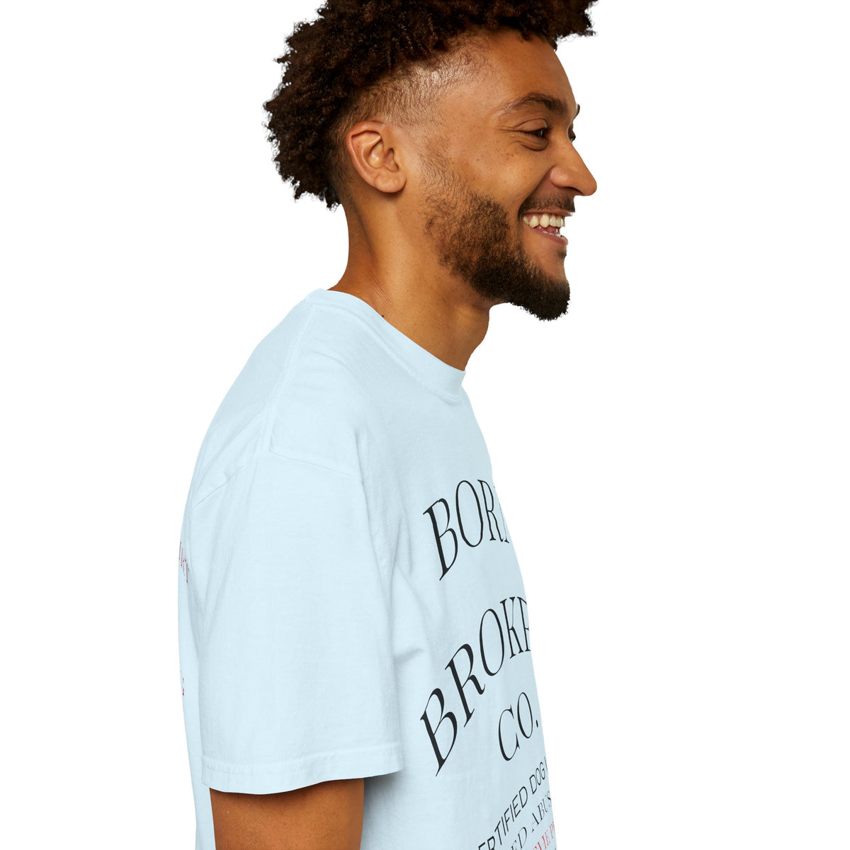 Born Broken Co. Graphic T-Shirt — 'Fight Abuse, Not Dogs' Statement Tee