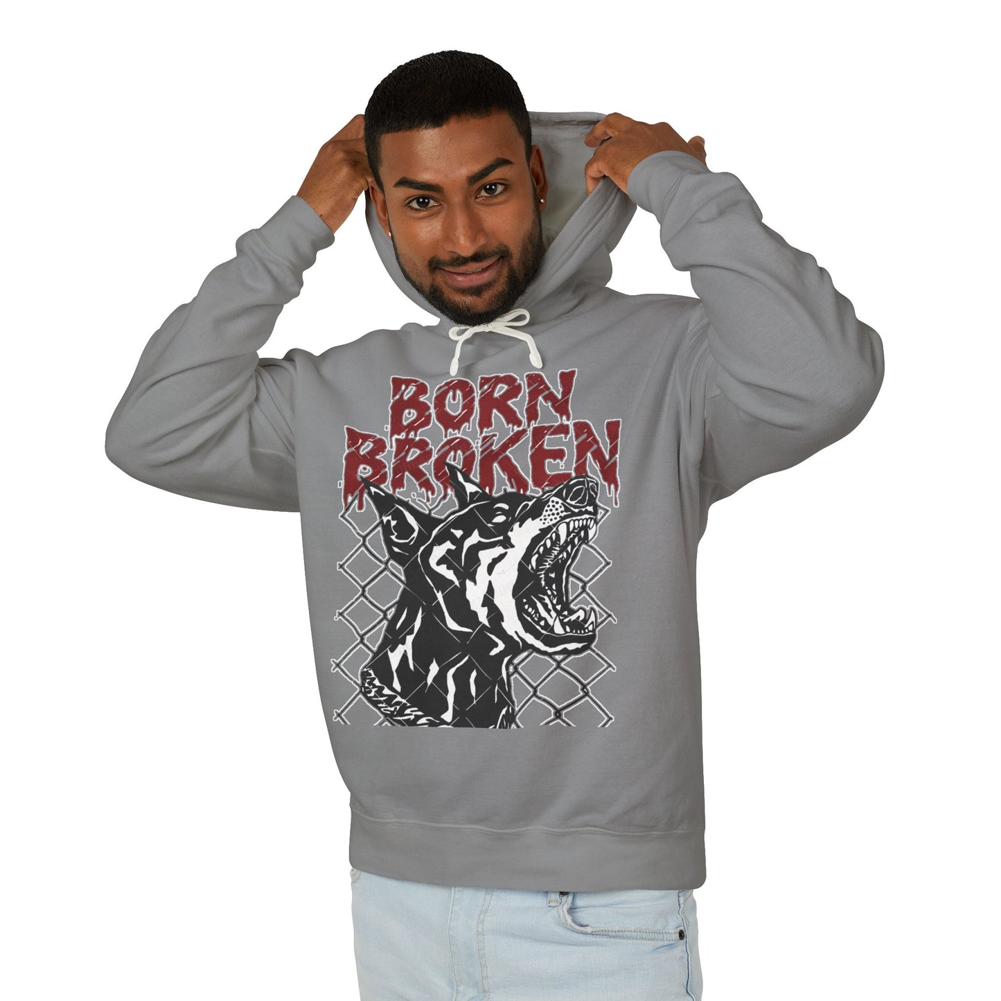 BORN BROKEN — GUARD DOG HOODIE