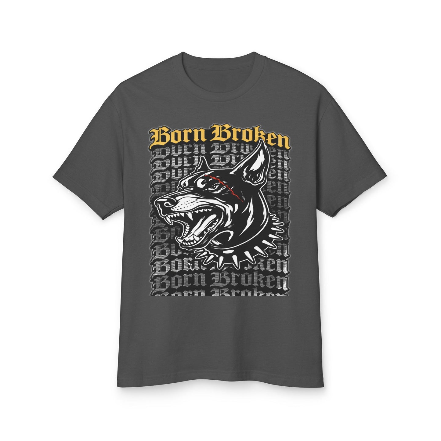 BORN BROKEN - DOBERMAN “No Warning” TEE