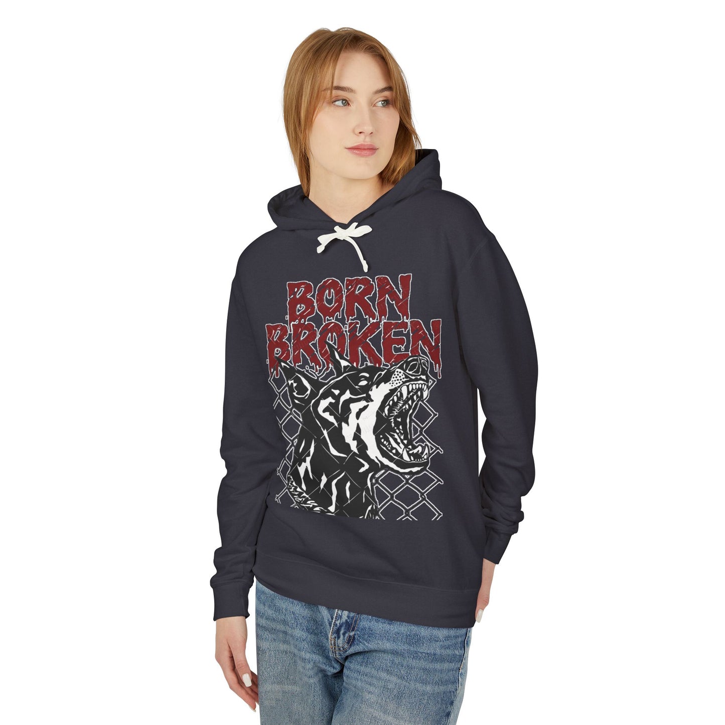 BORN BROKEN — GUARD DOG HOODIE