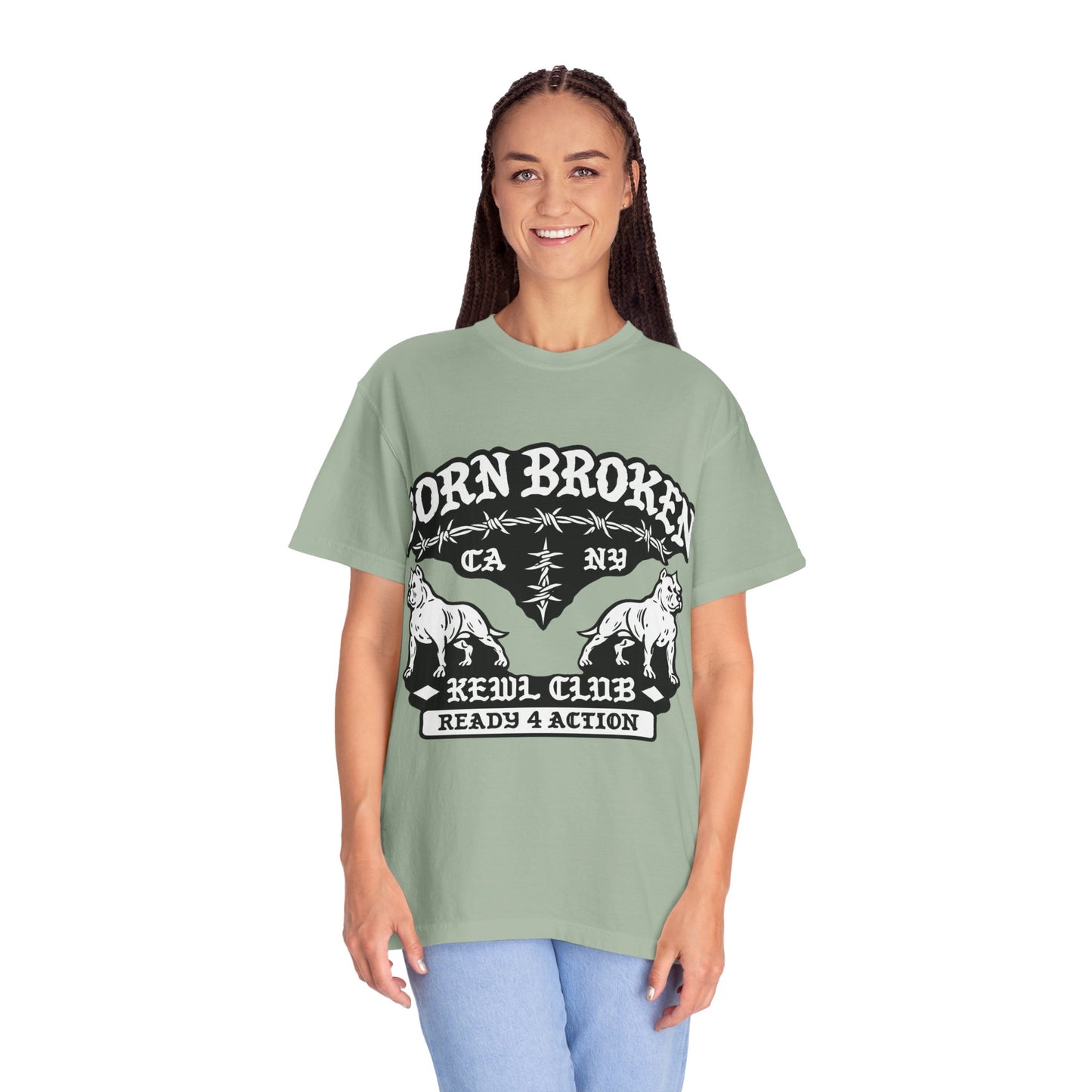 Born Broke Devil Club T-Shirt — "Ready 4 Action" Graphic Tee