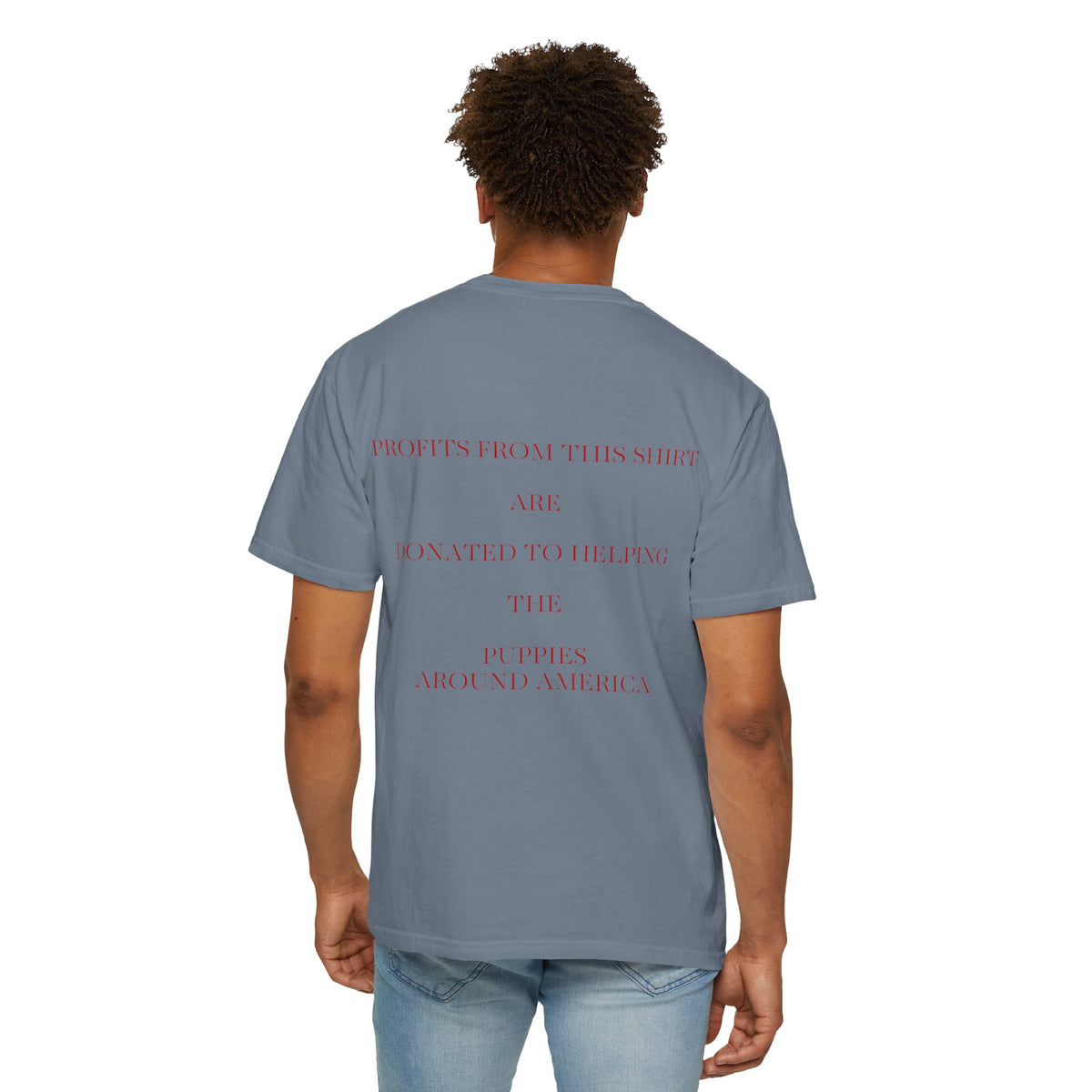 Born Broken Co. Graphic T-Shirt — 'Fight Abuse, Not Dogs' Statement Tee