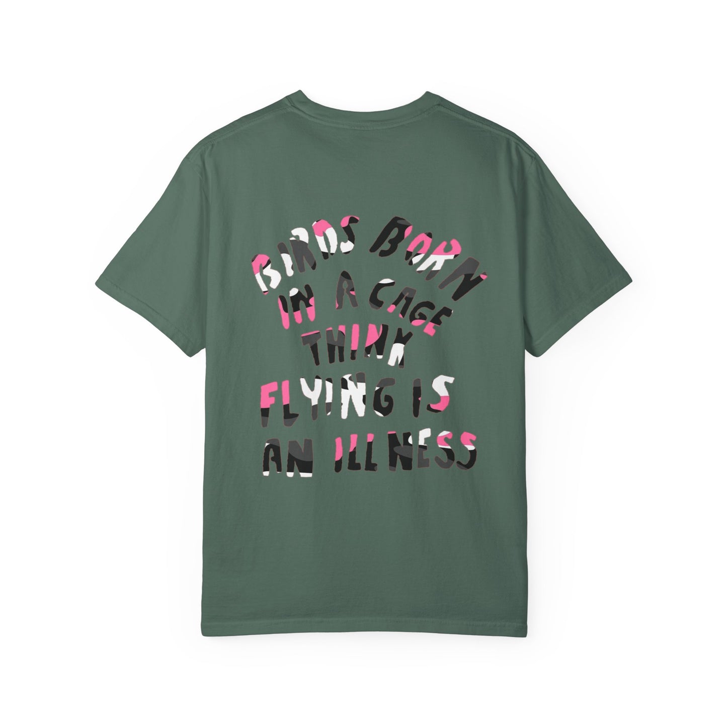 BORN BROKEN — DISTRESSED LOGO TEE