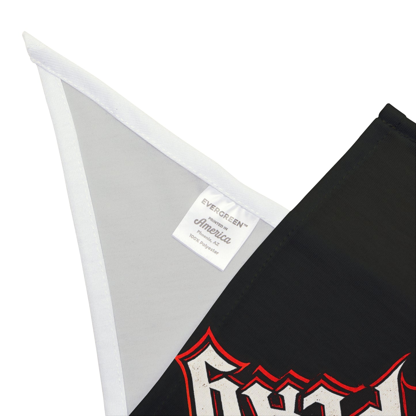 Pet Bandana — "Ruff Play" Flame Graphic Dog Bandana
