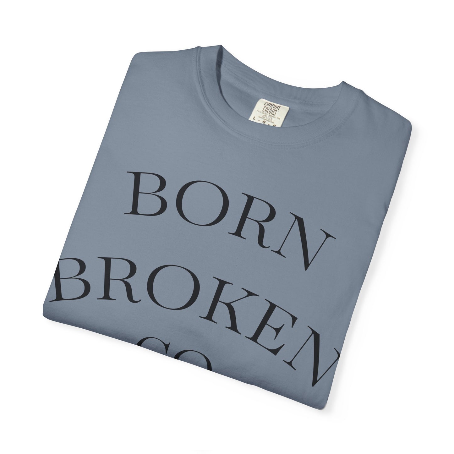 Born Broken Co. Graphic T-Shirt — 'Fight Abuse, Not Dogs' Statement Tee