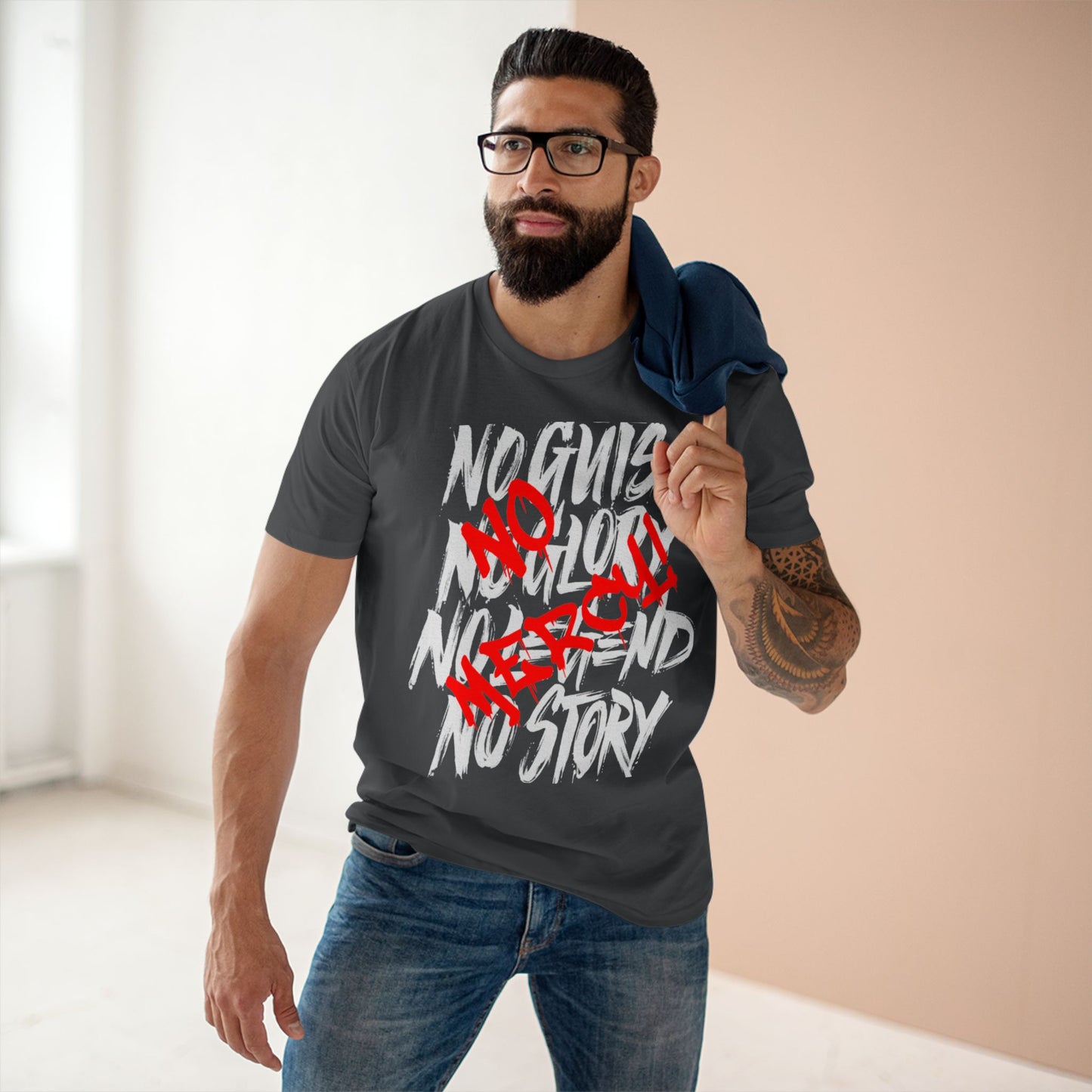 No Guts No Glory No Risk No Story Graphic Tee