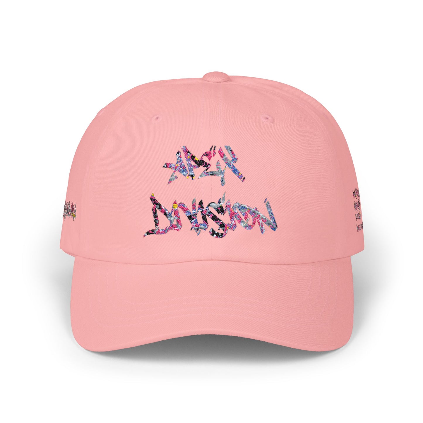 Dad Cap — Floral Graffiti 'No Division' Embroidered Baseball Hat