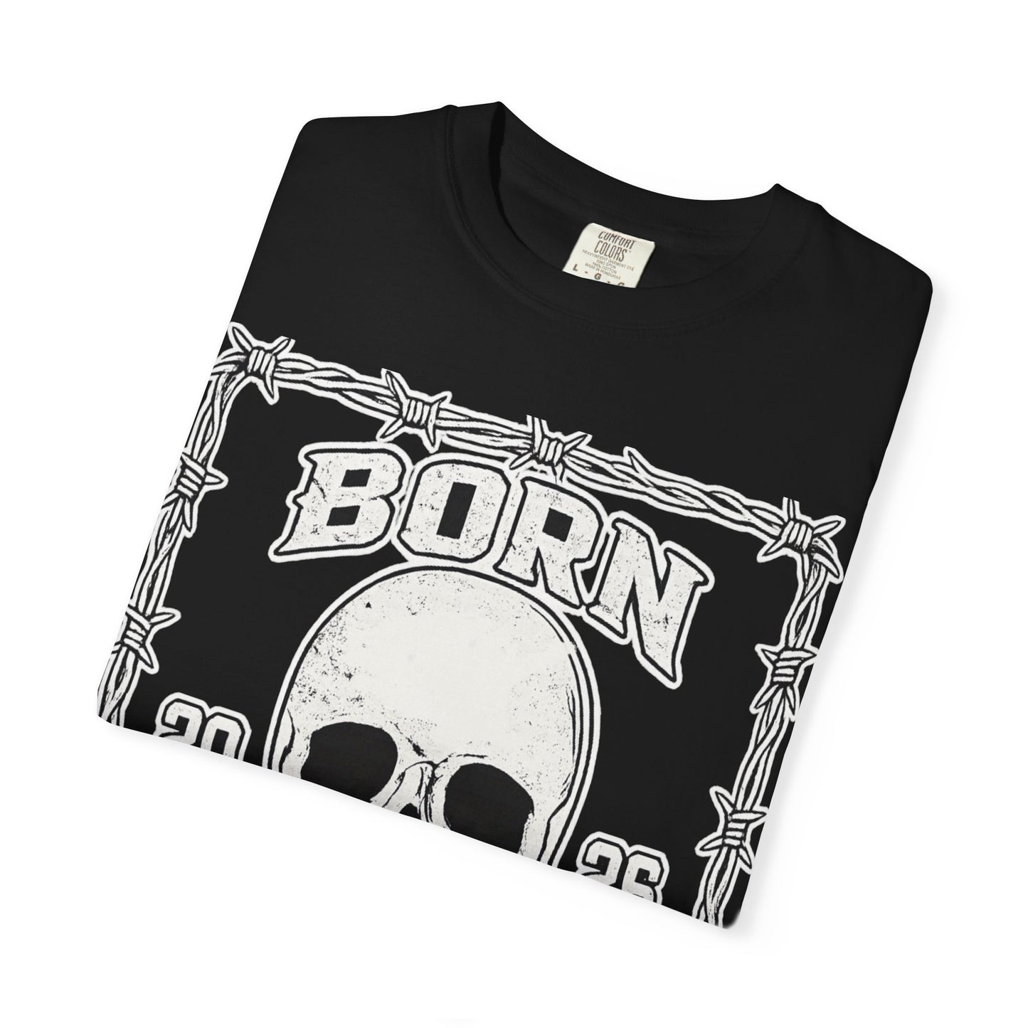 BORN BROKEN — VINTAGE SKULL TEE