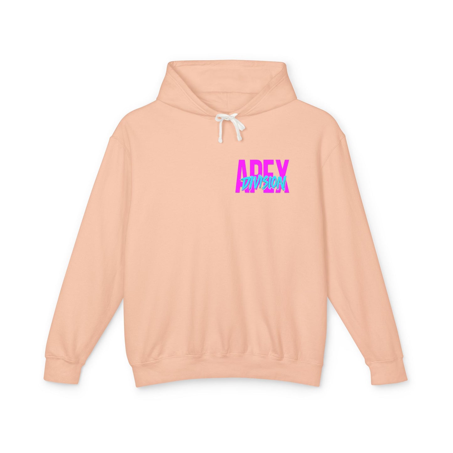 Apex Division Hooded Sweatshirt — Retro Neon Logo Hoodie