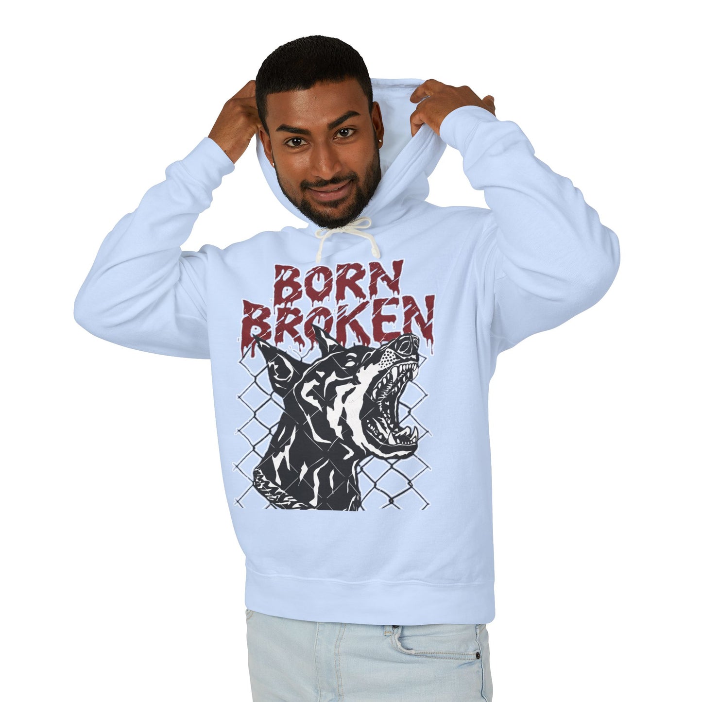BORN BROKEN — GUARD DOG HOODIE