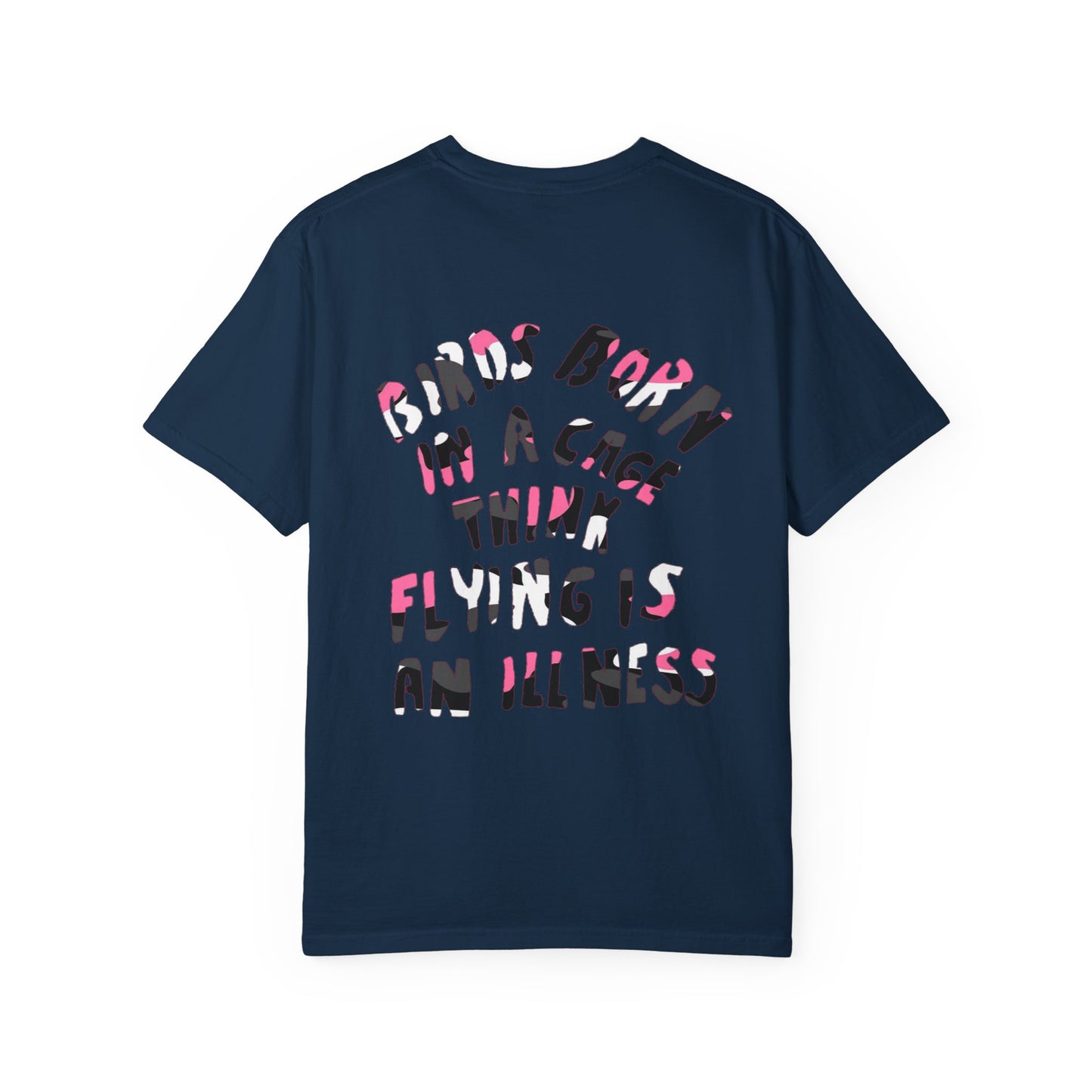 BORN BROKEN — DISTRESSED LOGO TEE