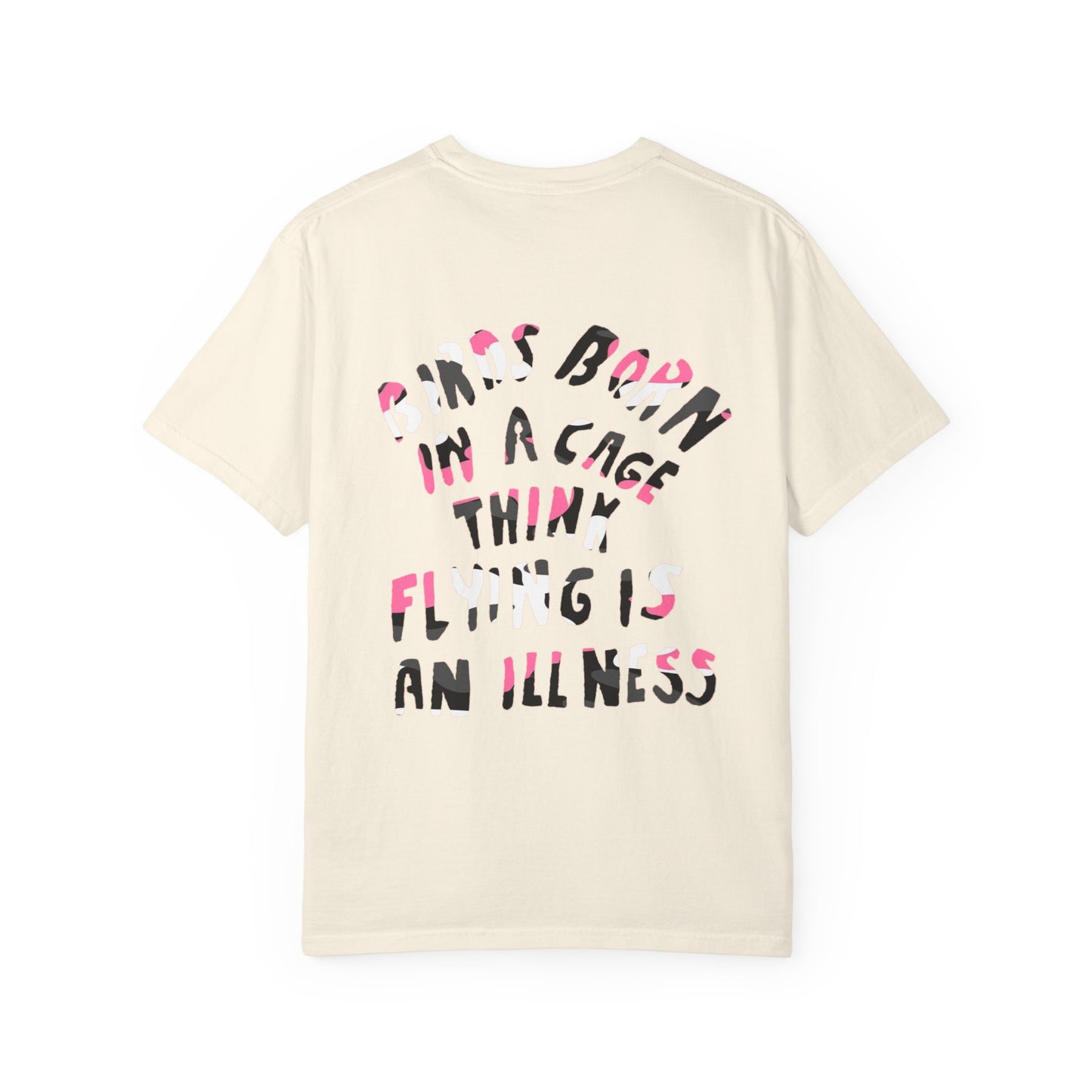 BORN BROKEN — DISTRESSED LOGO TEE
