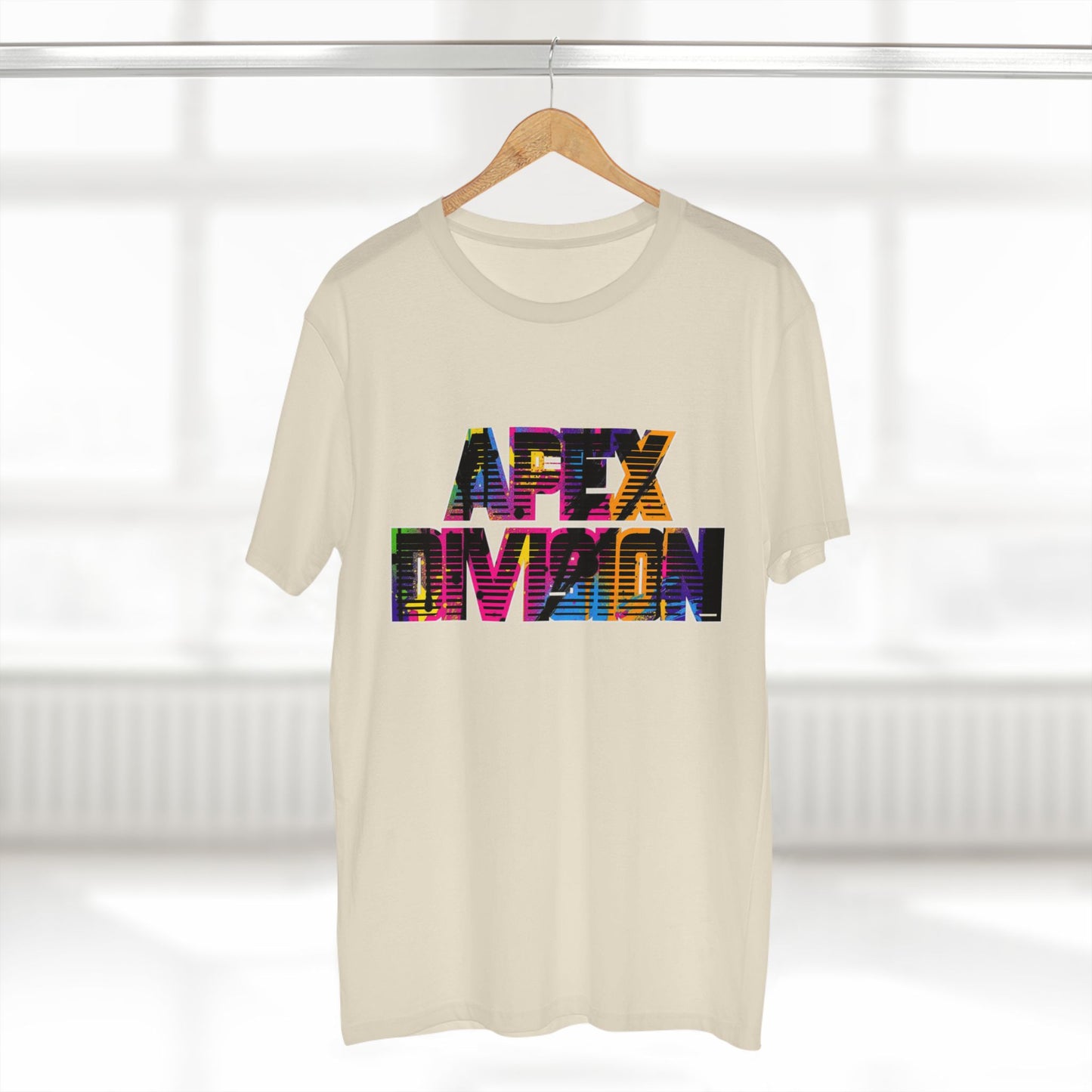 Apex Division Graphic Tee — Bold Neon Glitch 'Be Ruthless' Streetwear T-Shirt