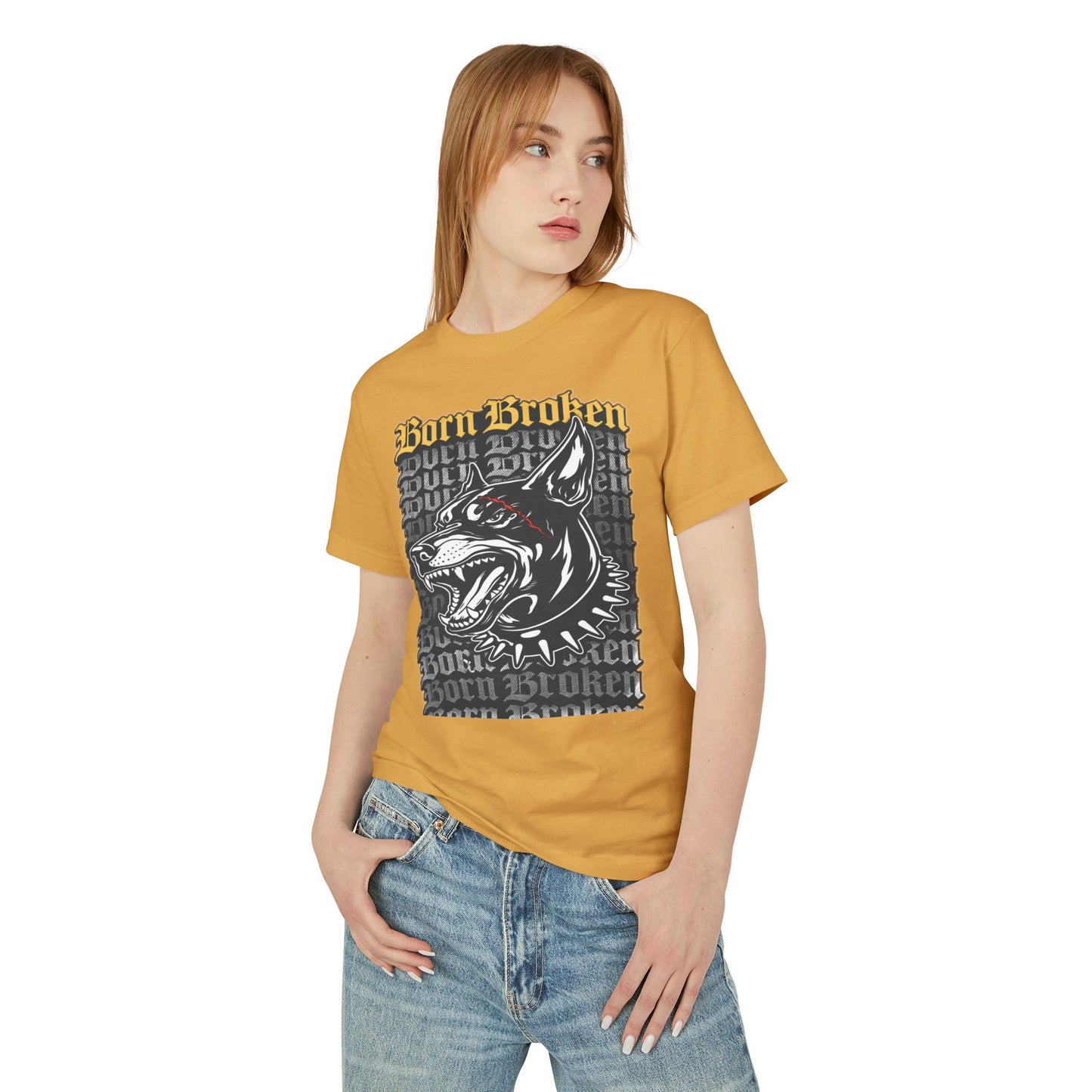 BORN BROKEN - DOBERMAN “No Warning” TEE