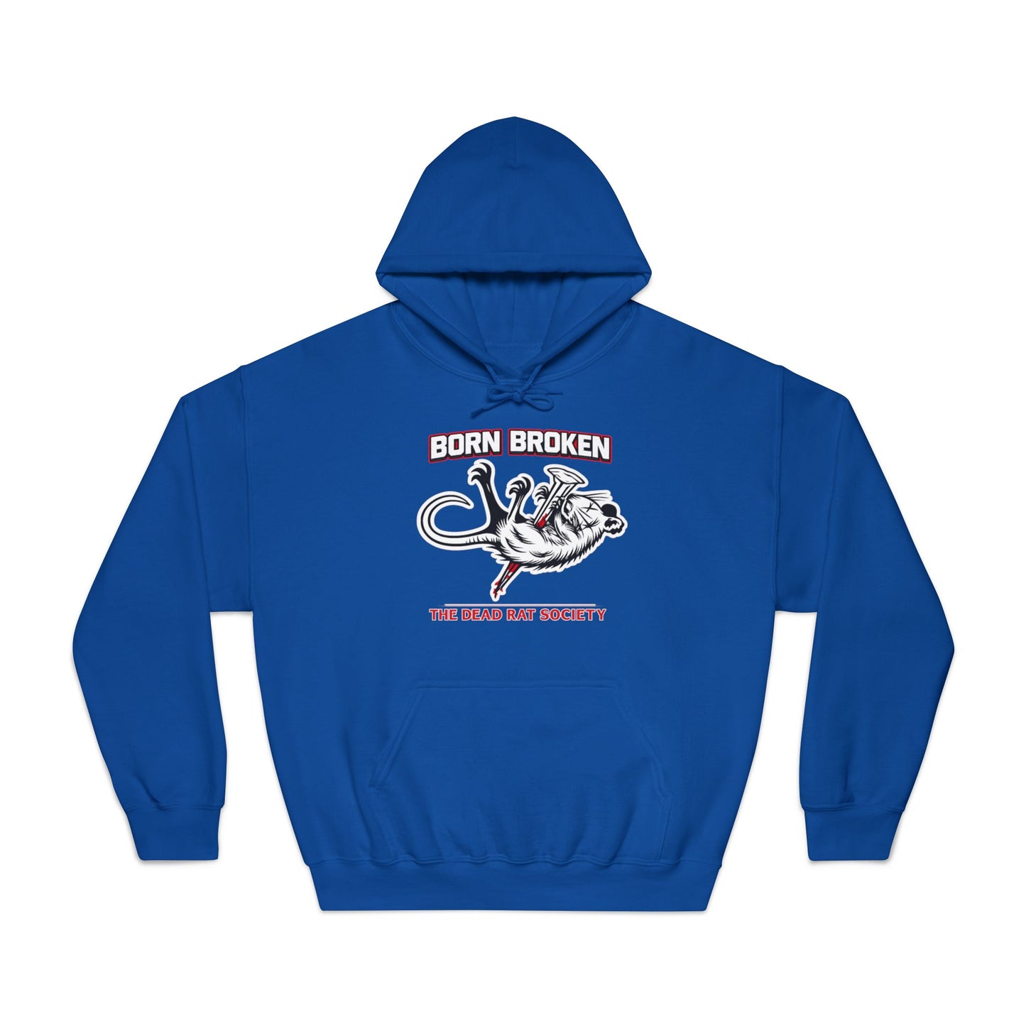 BORN BROKEN — DEAD RAT SOCIETY HOODIE