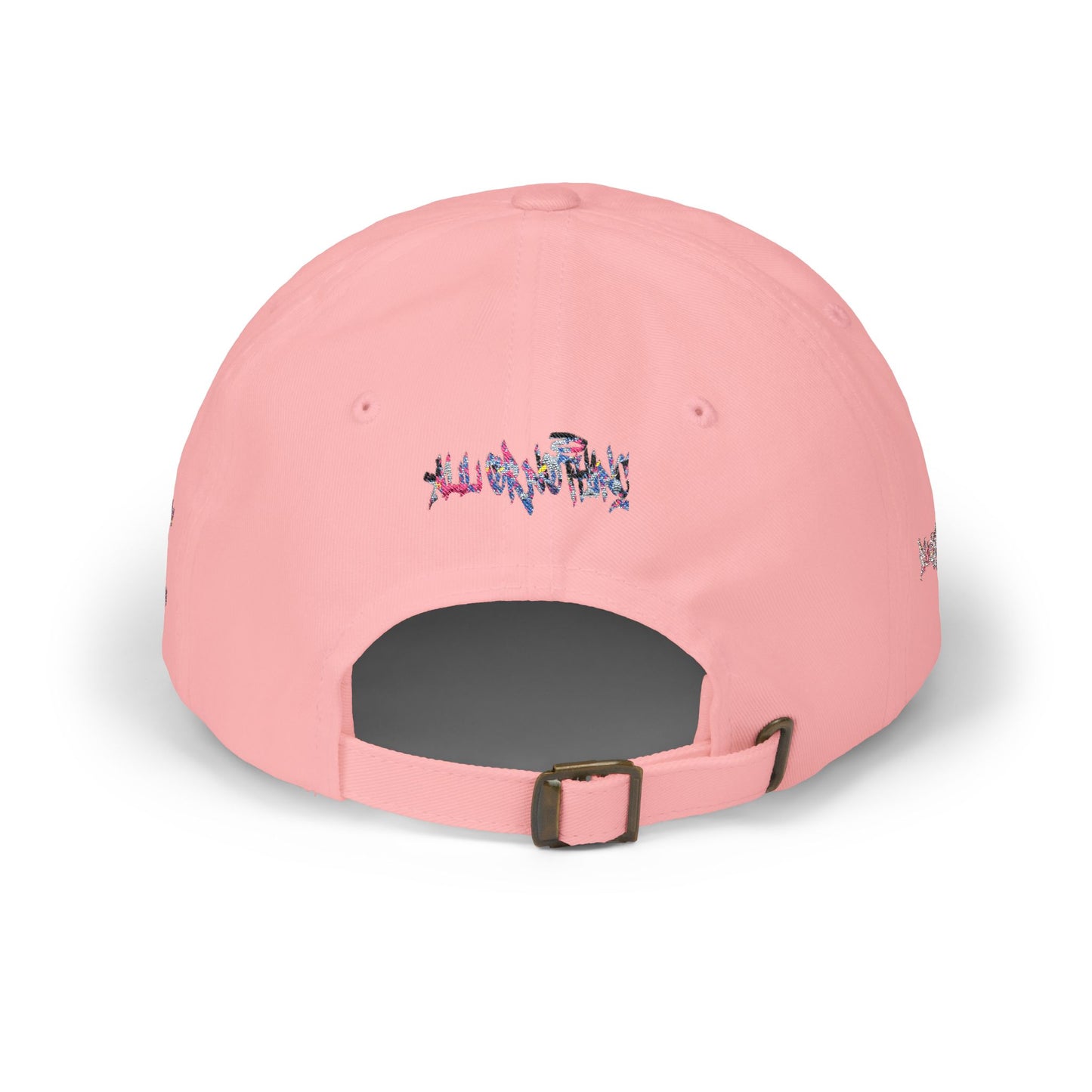 Dad Cap — Floral Graffiti 'No Division' Embroidered Baseball Hat