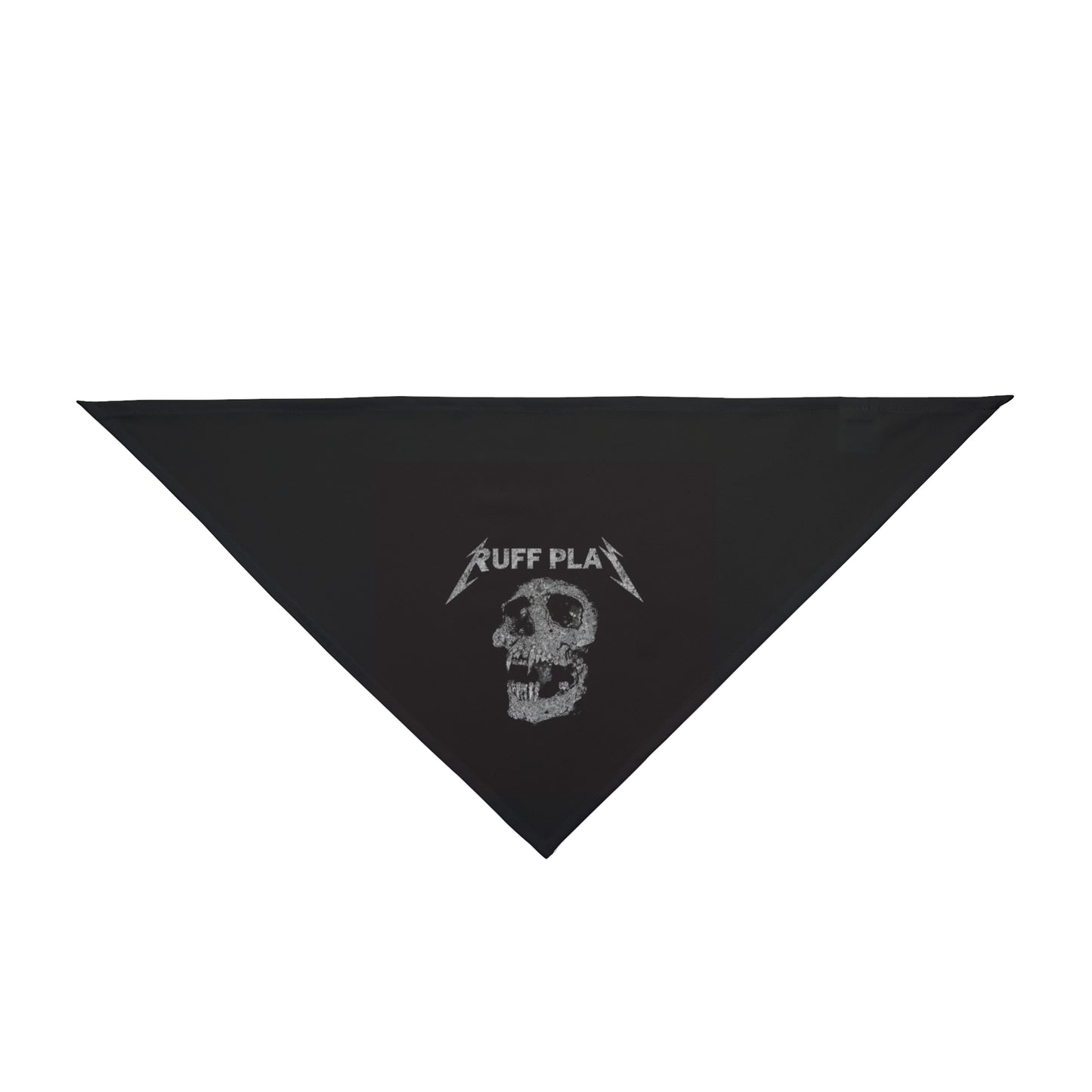 Skull 'Ruff Play' Pet Bandana — Punk Rock Dog Bandana