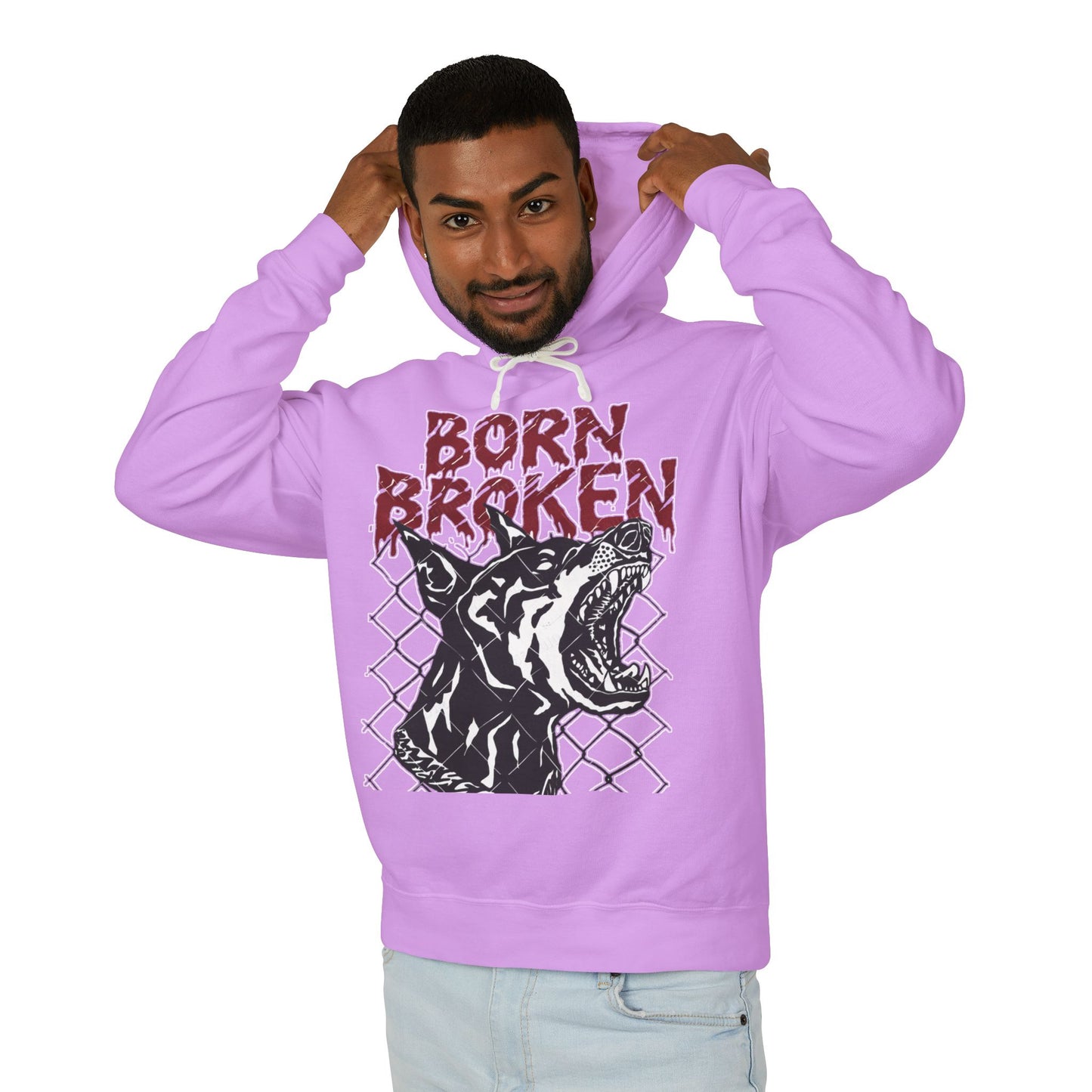 BORN BROKEN — GUARD DOG HOODIE